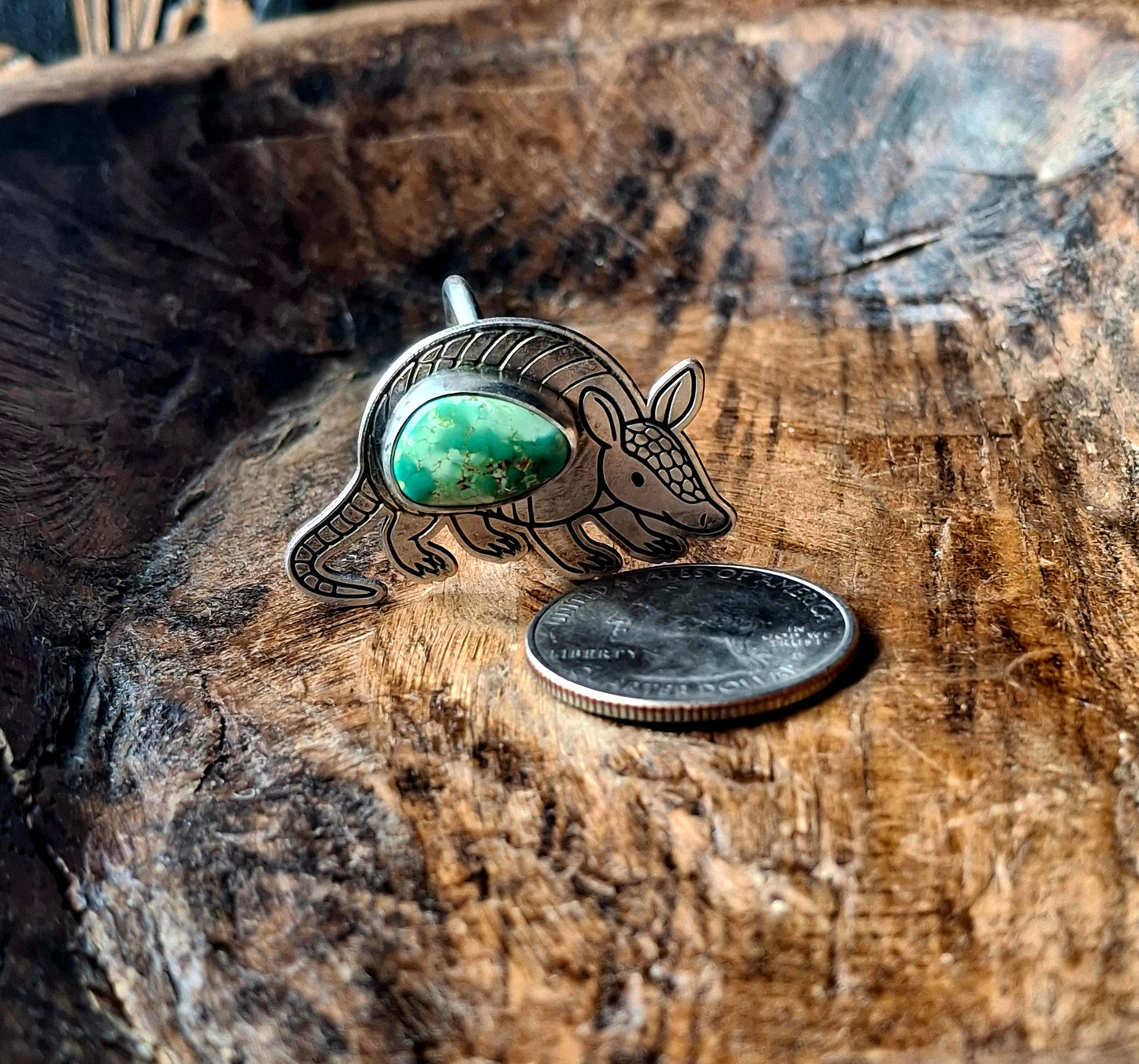 Carrico Lake Adjustable Armadillo Ring