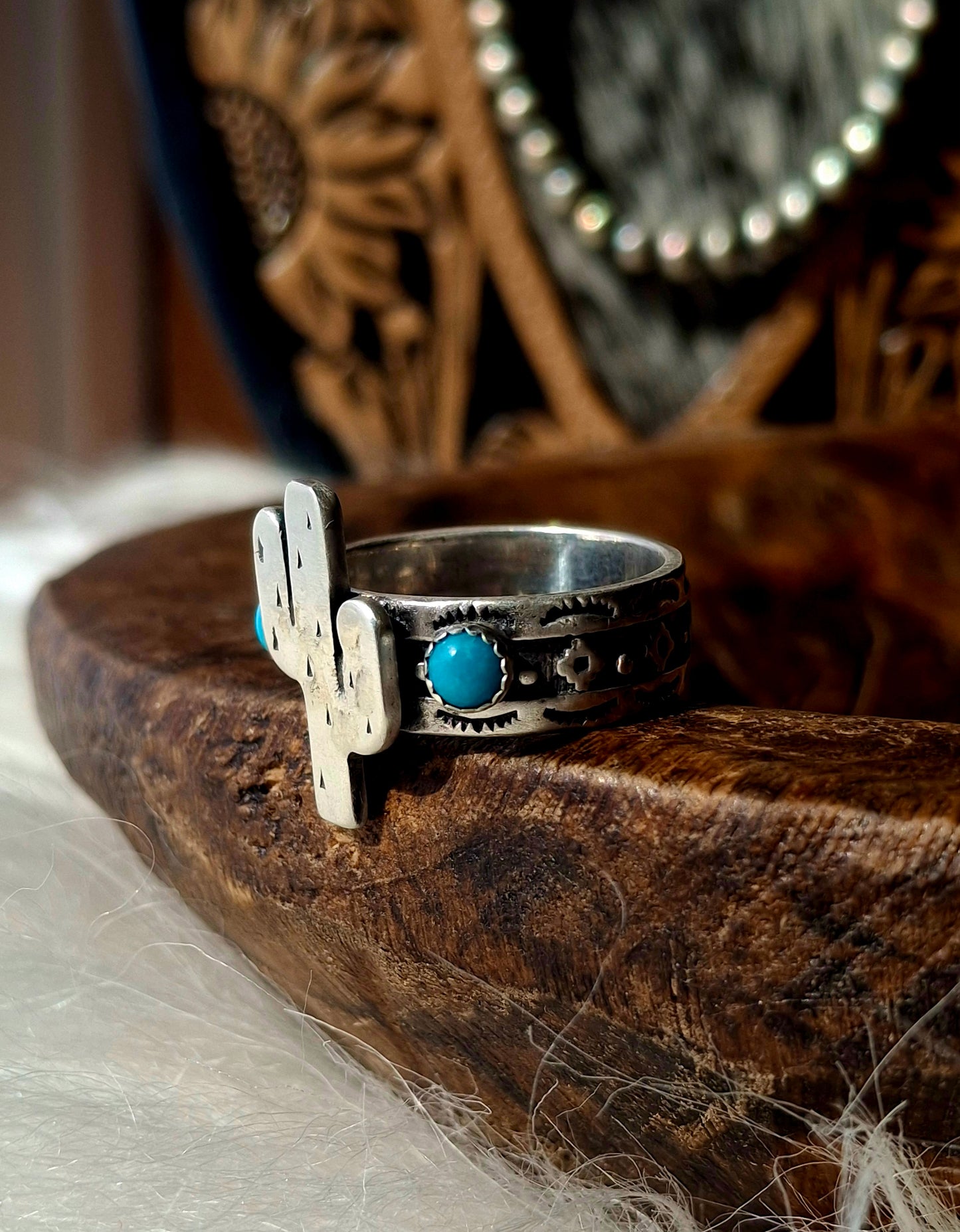 Kingman Cactus Ring