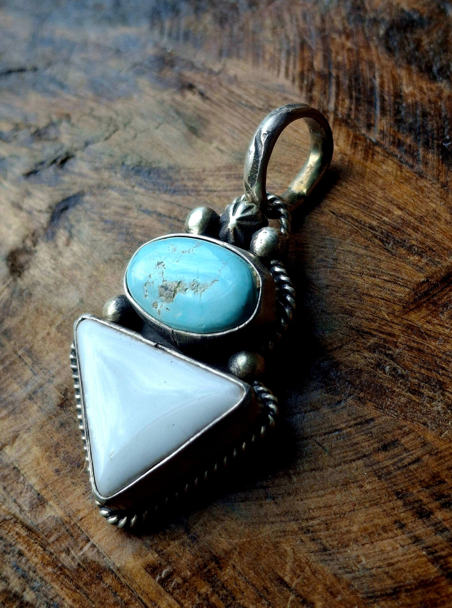 Carrico Lake & Tile Pendant