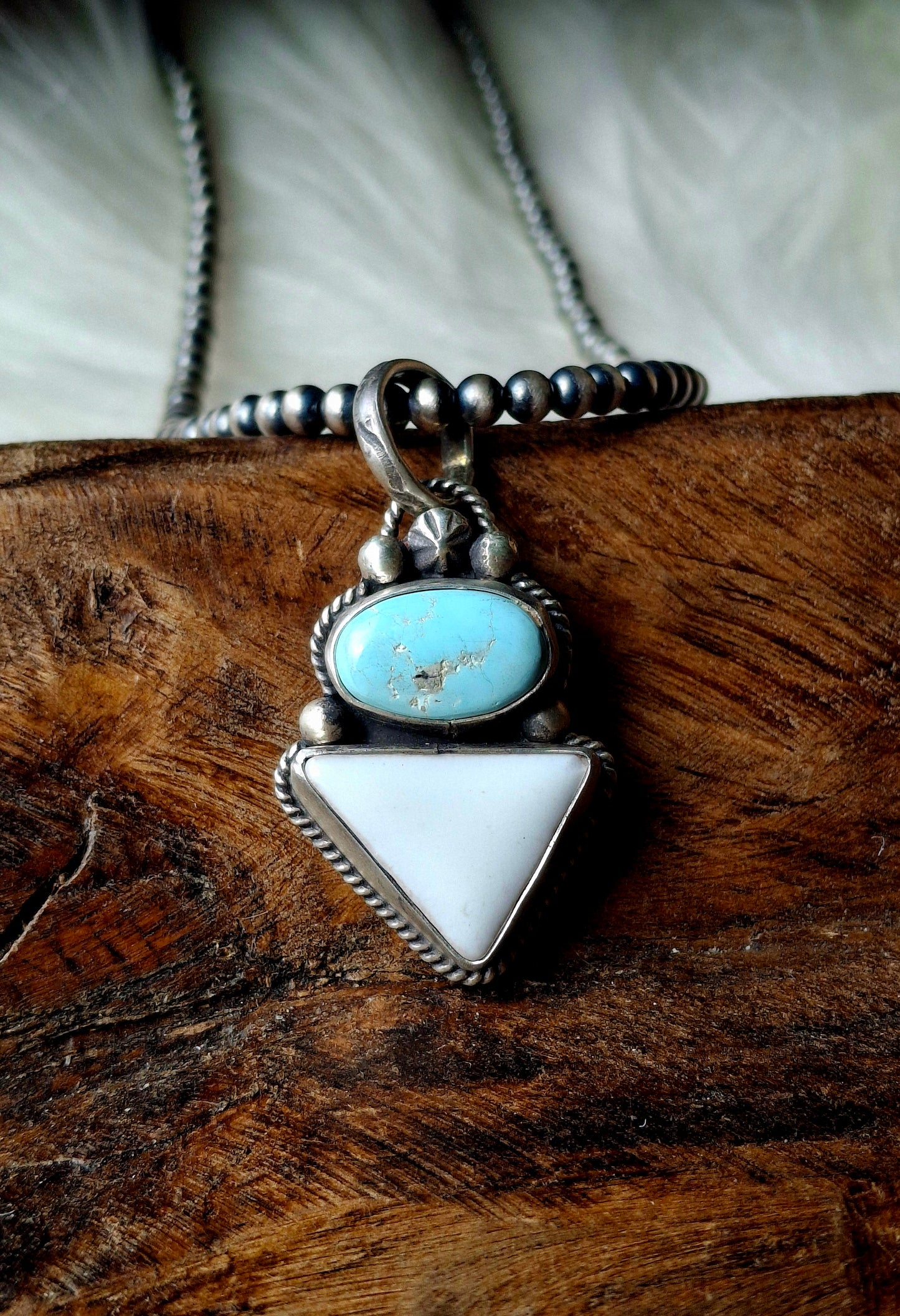 Carrico Lake & Tile Pendant
