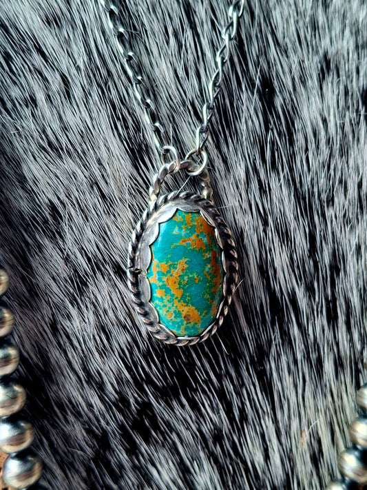 Tyrone Turquoise Necklace
