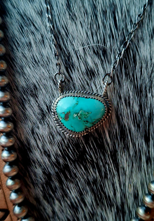 Fox Turquoise Necklace H
