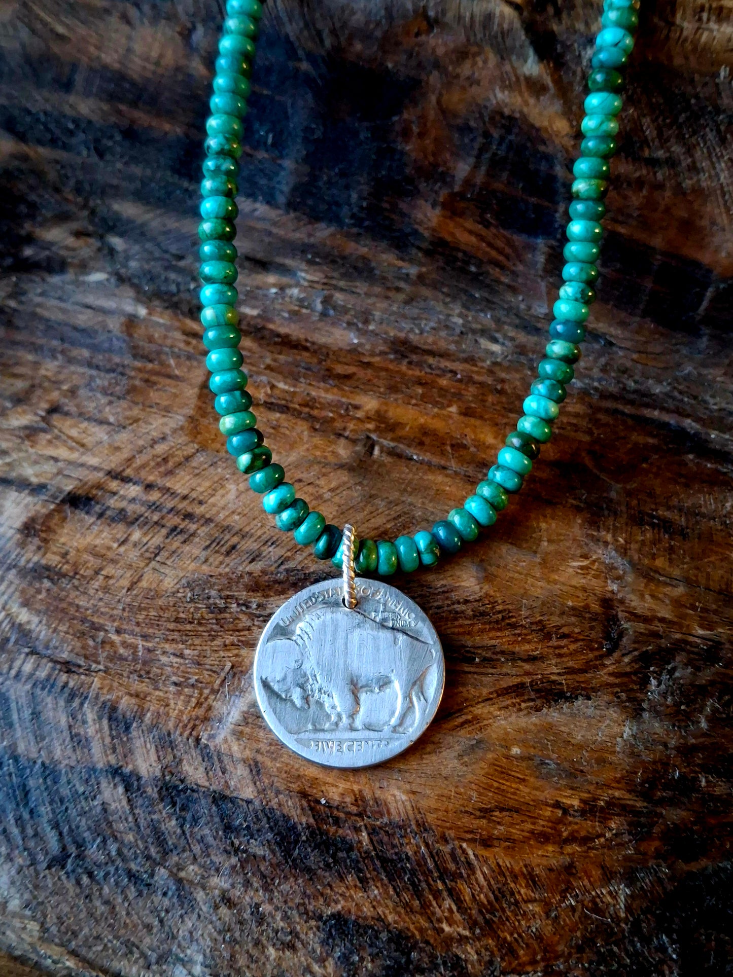 Hubei Necklace w/ Buffalo Nickel Pendant