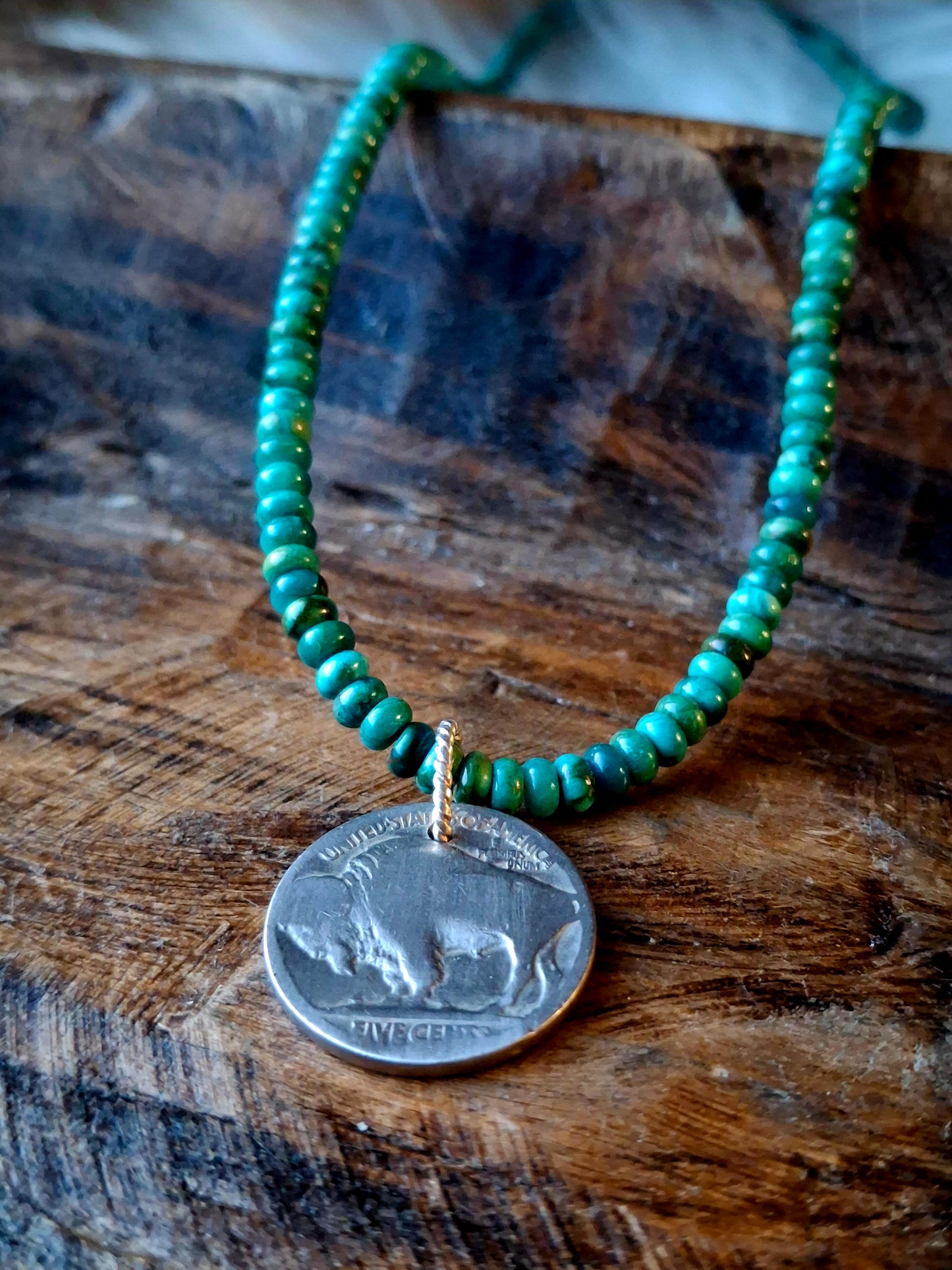 Hubei Necklace w/ Buffalo Nickel Pendant