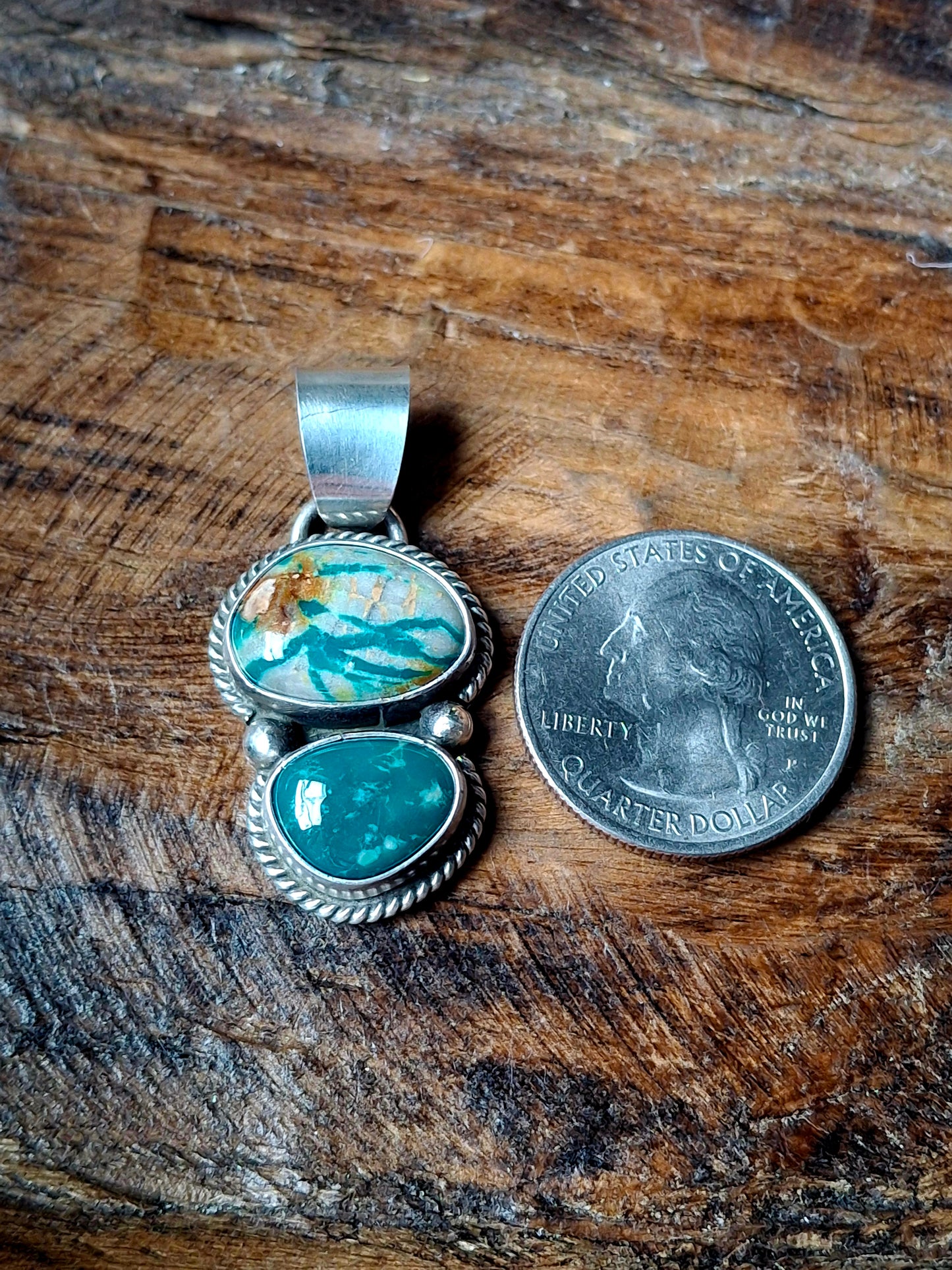 Fox Turquoise Pendant