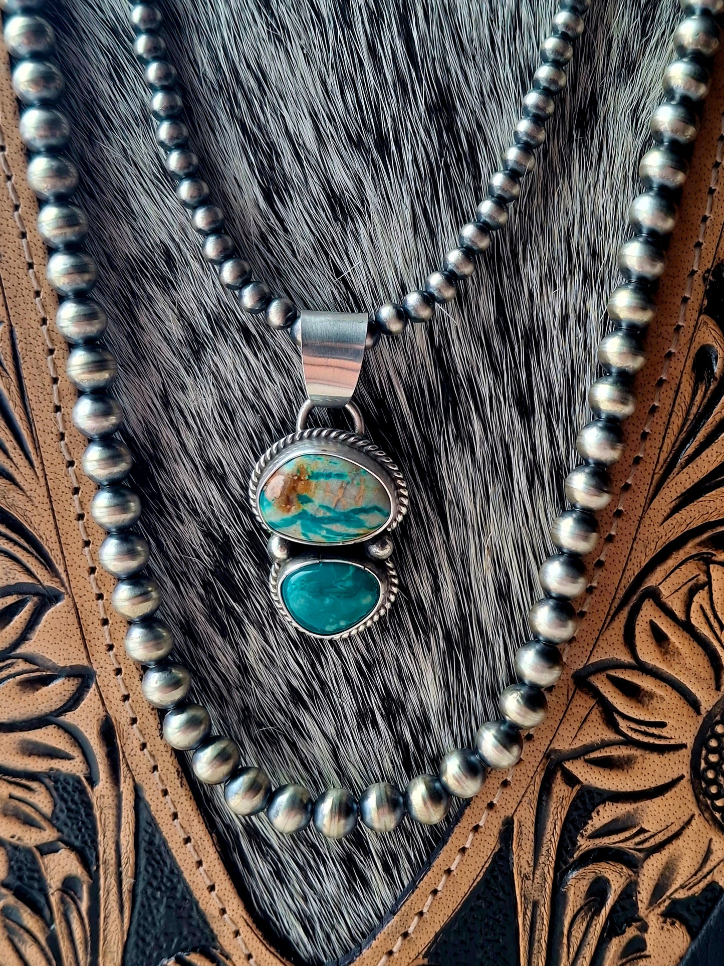 Fox Turquoise Pendant