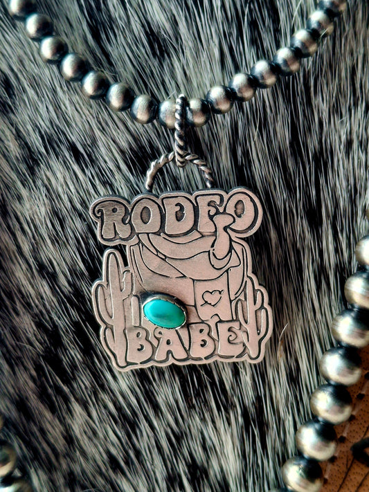 Kingman Rodeo Babe Pendant