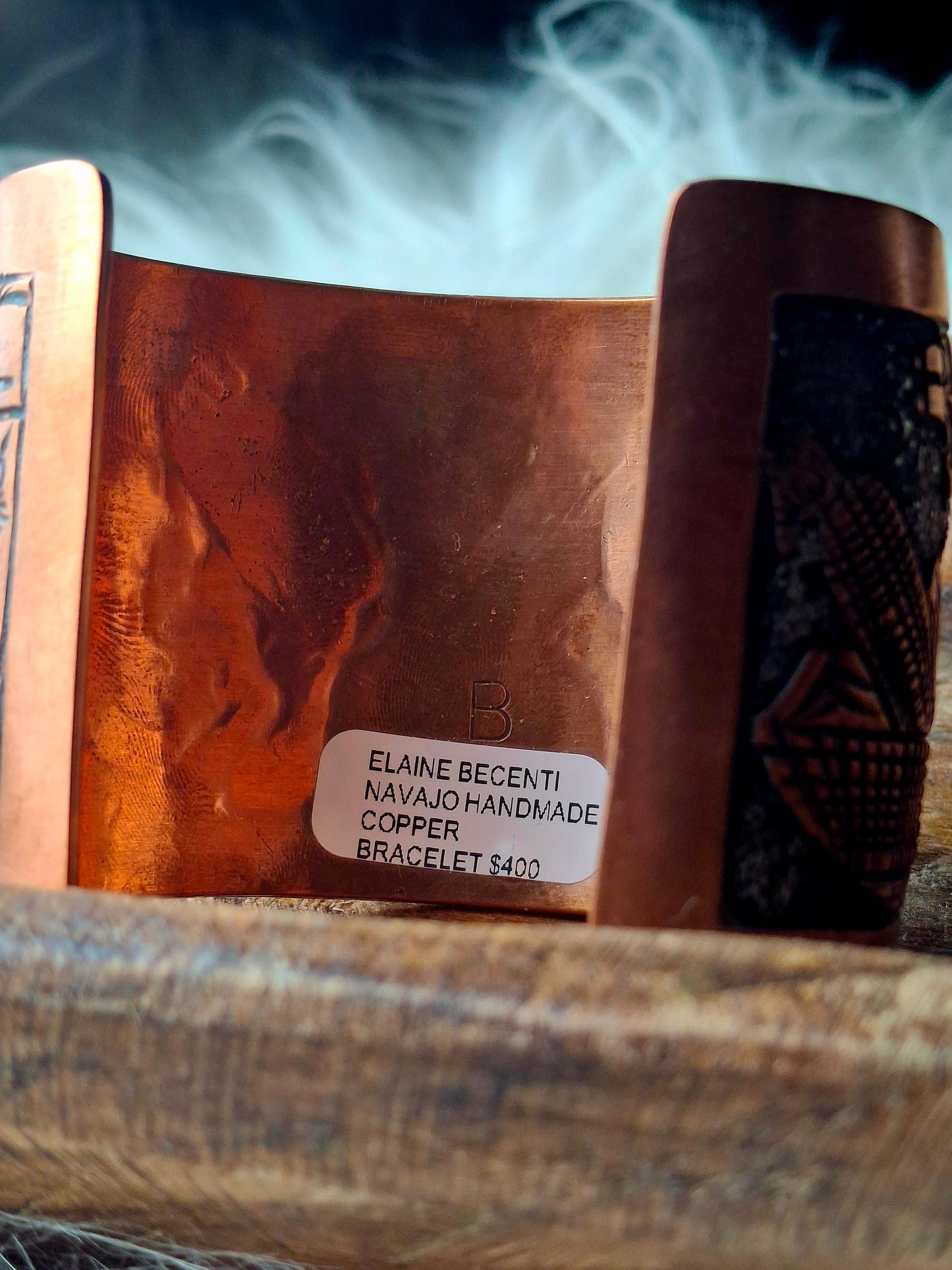 Copper Storyteller Cuff