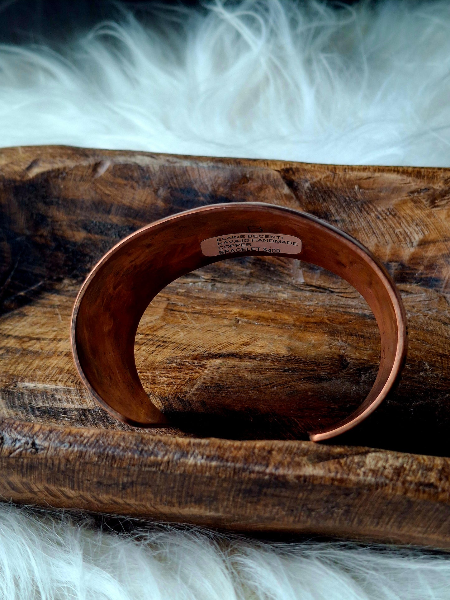 Copper Storyteller Cuff