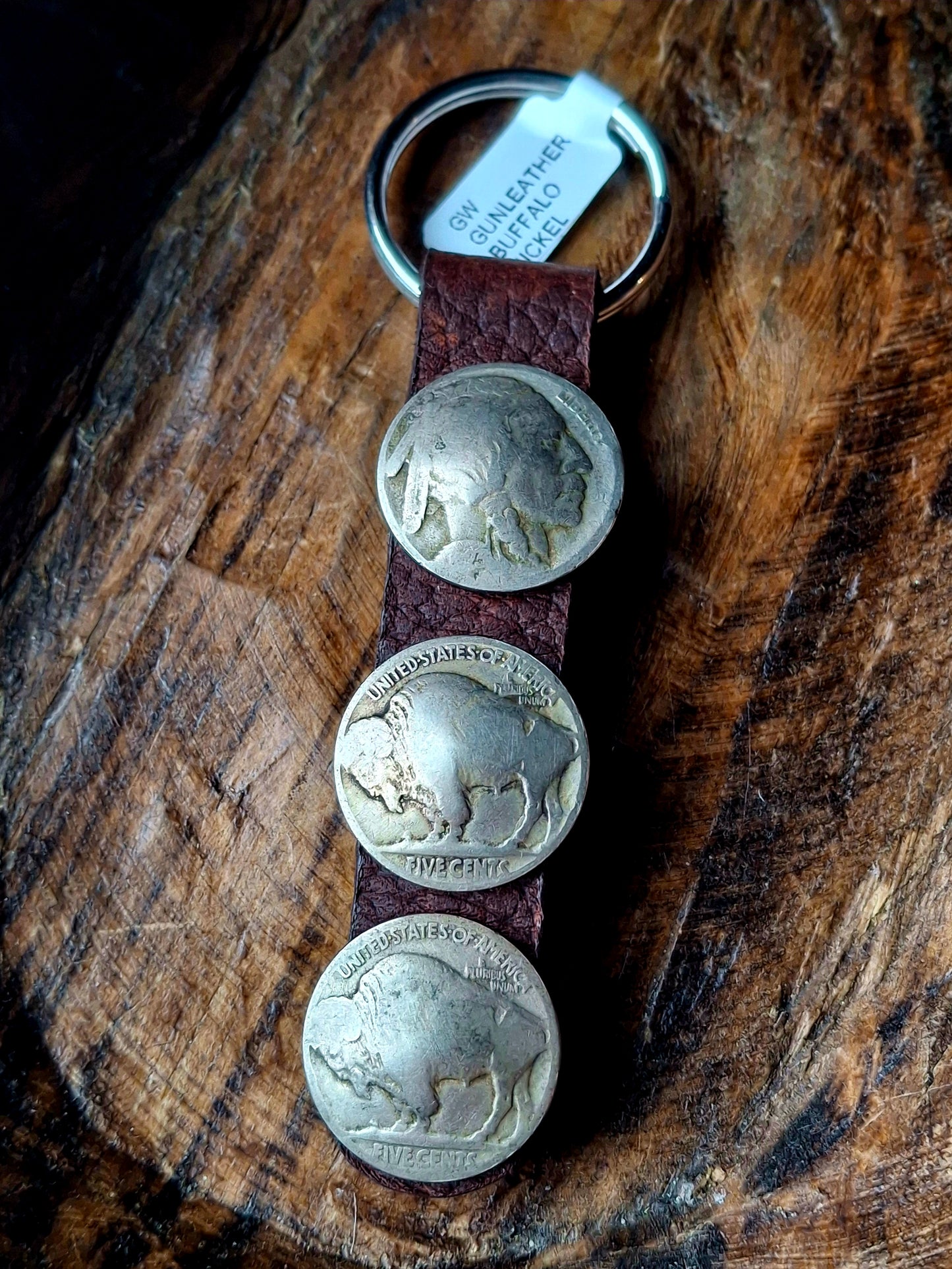 Buffalo Nickel Keychain