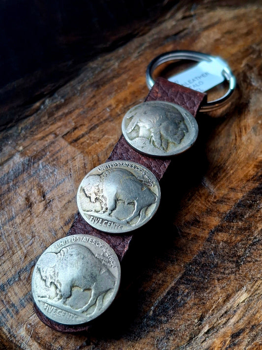 Buffalo Nickel Keychain
