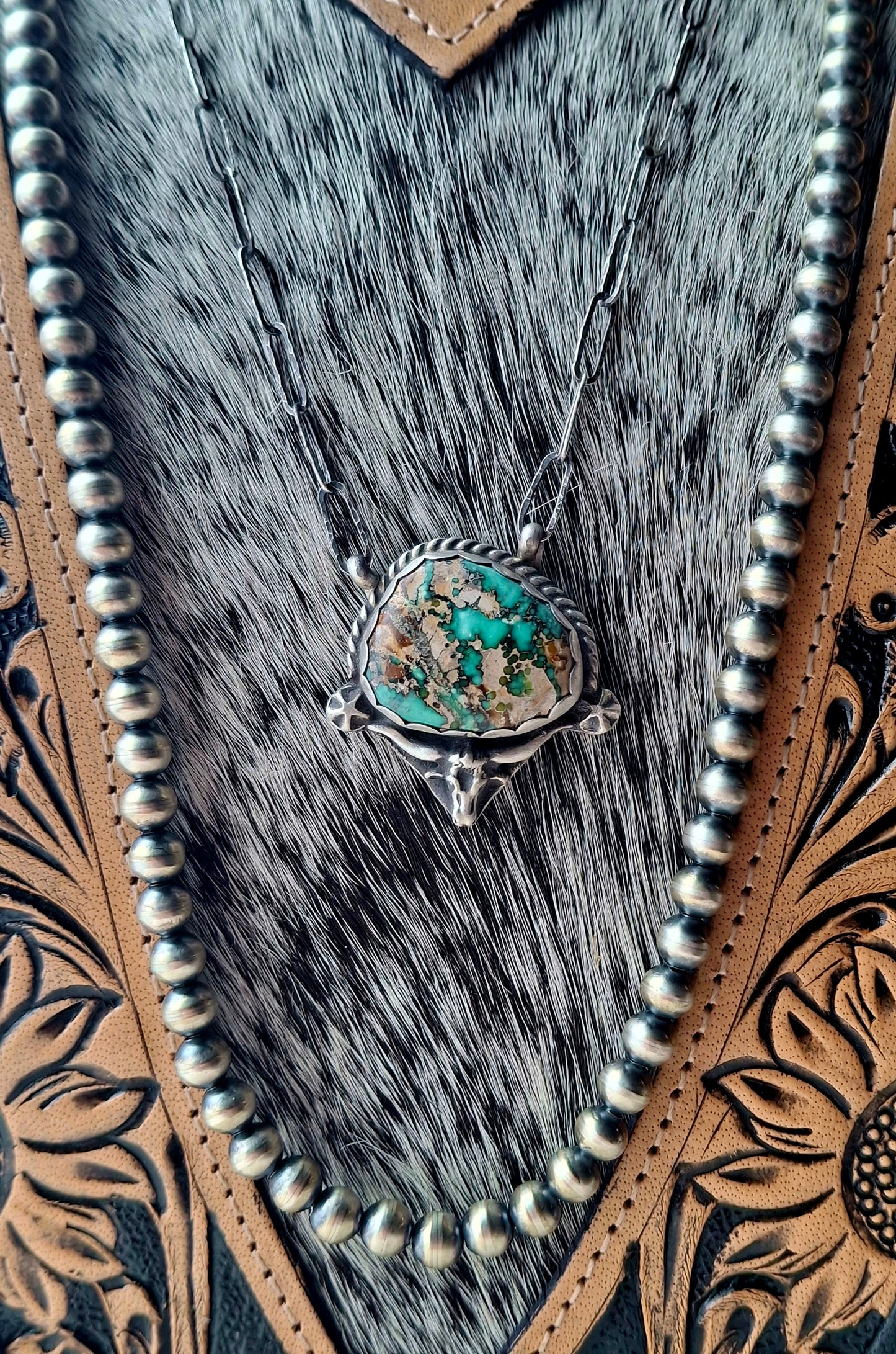 Carrico Lake Longhorn Necklace