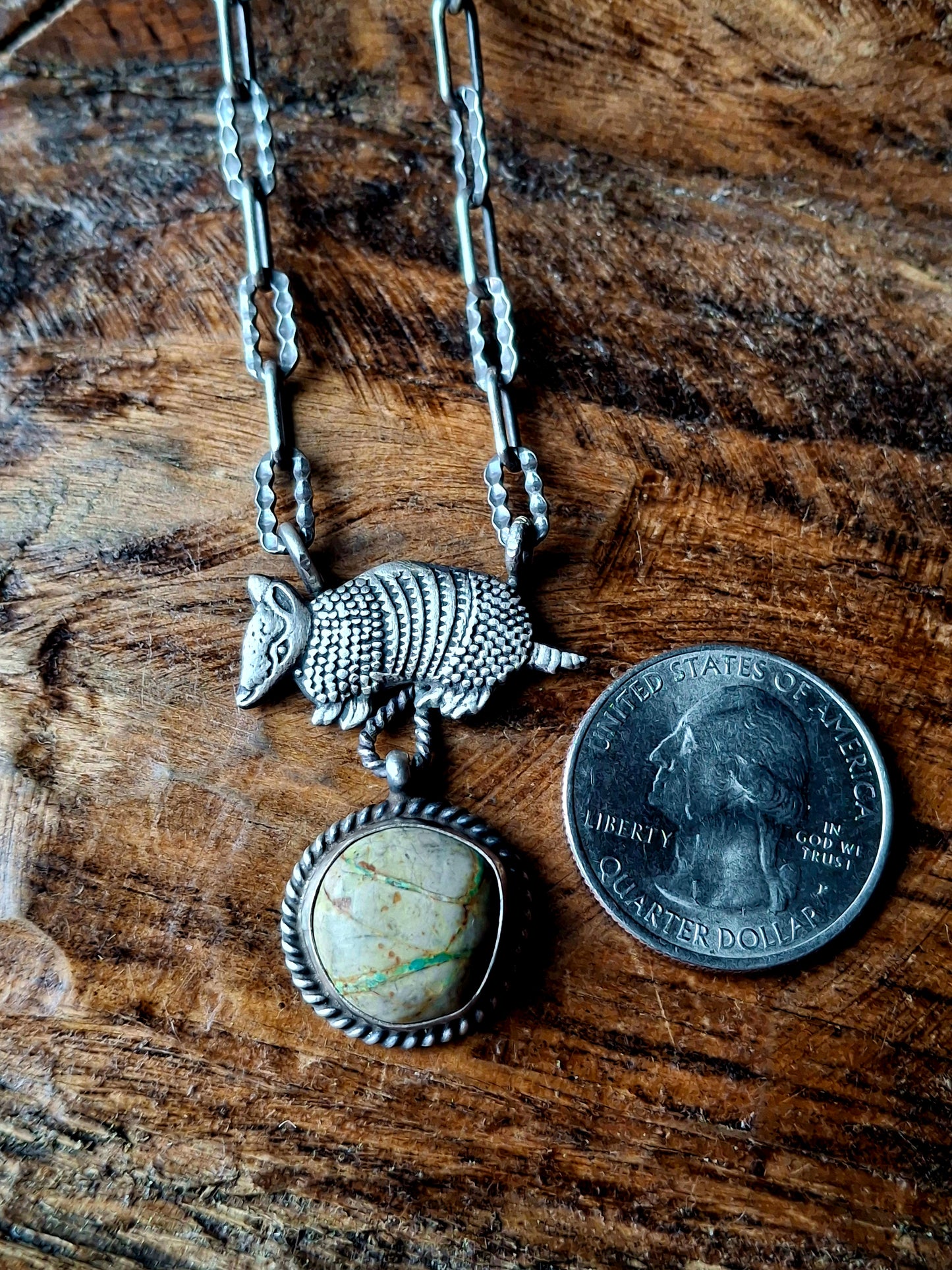 Royston Ribbon Armadillo Necklace