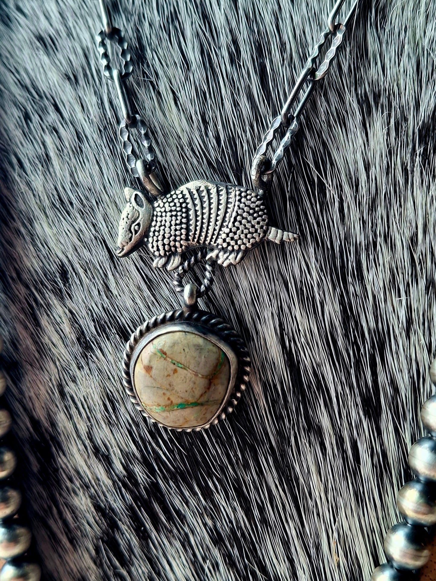 Royston Ribbon Armadillo Necklace