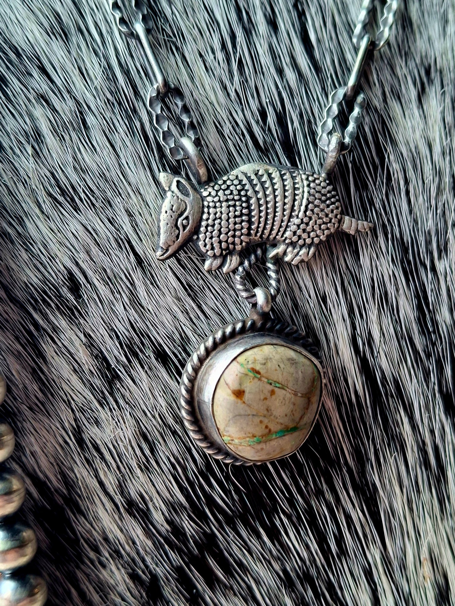 Royston Ribbon Armadillo Necklace