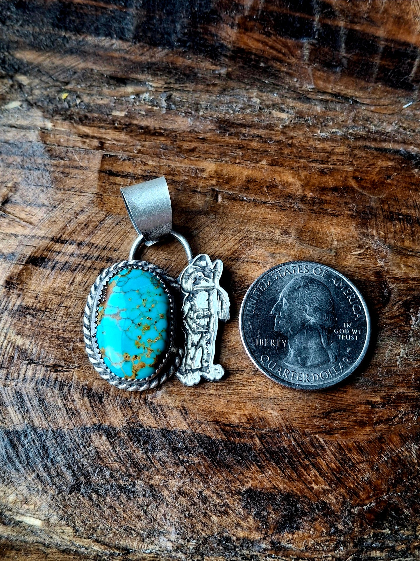 Cowboy Frog Pendant