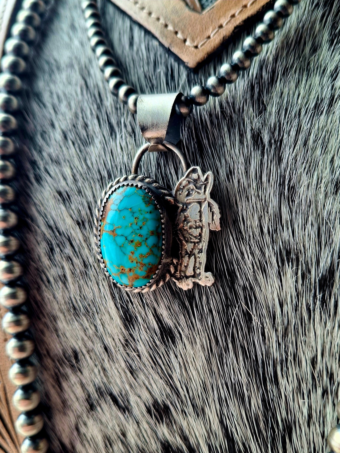 Cowboy Frog Pendant