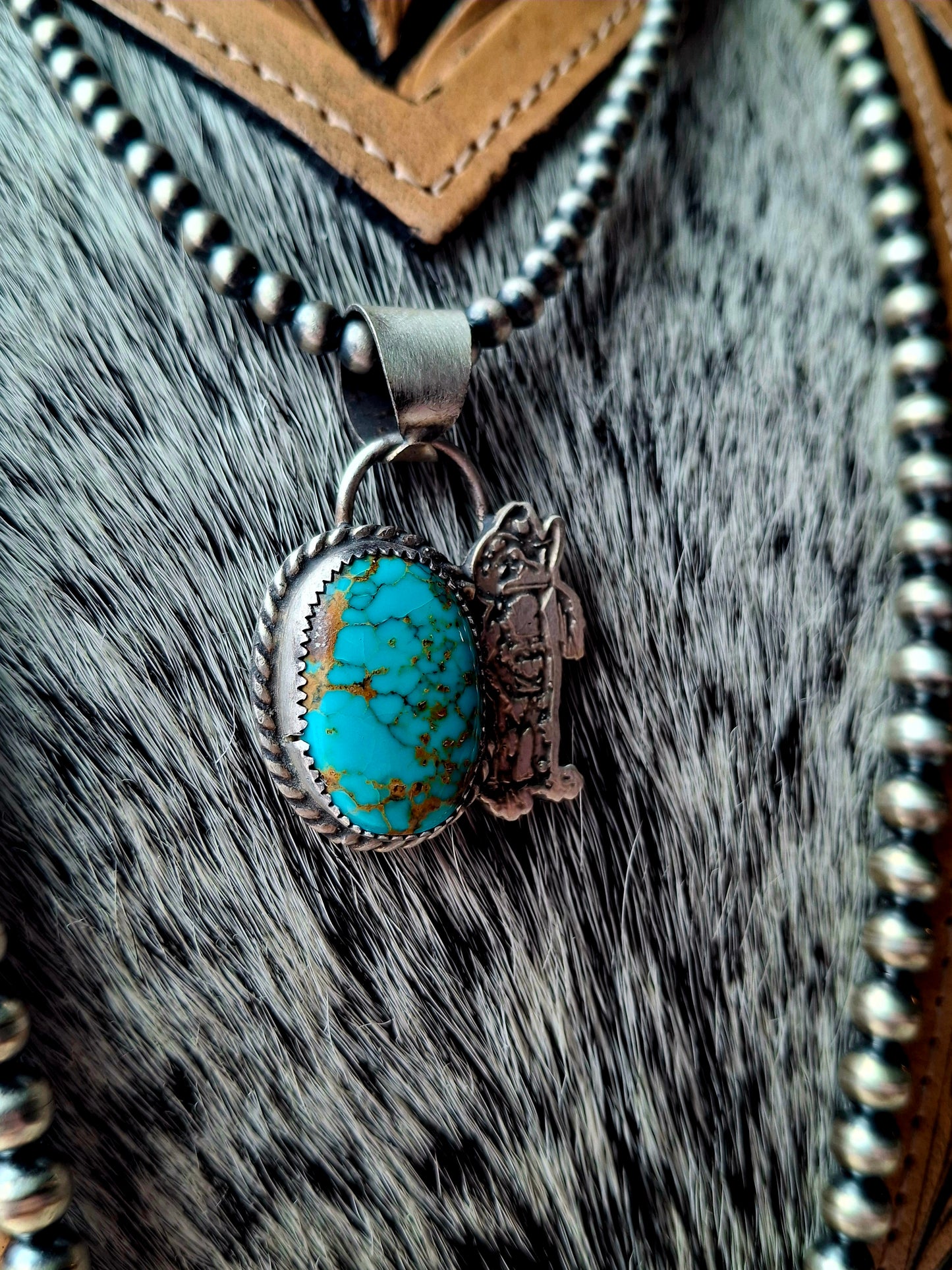 Cowboy Frog Pendant