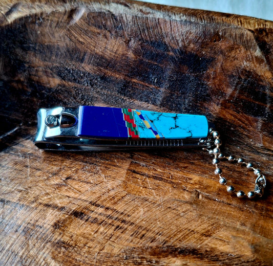 Multi-Stone Inlay Nail Clippers