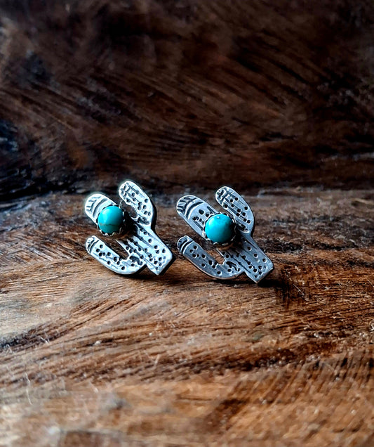 Kingman Cactus Studs