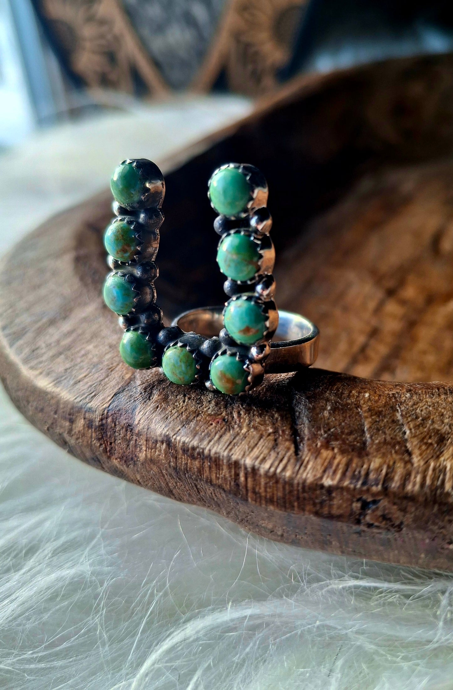 Kingman Adjustable Horseshoe Ring