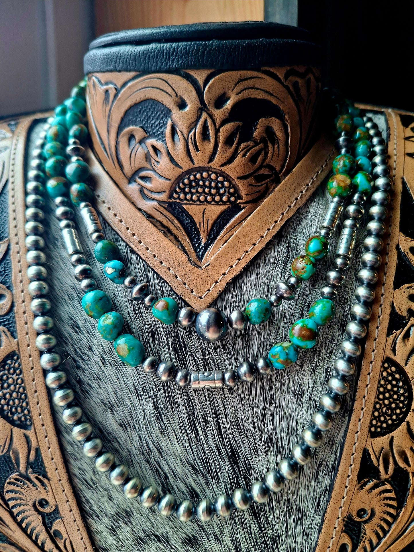 Sonoran Gold Barrel Bead Necklace