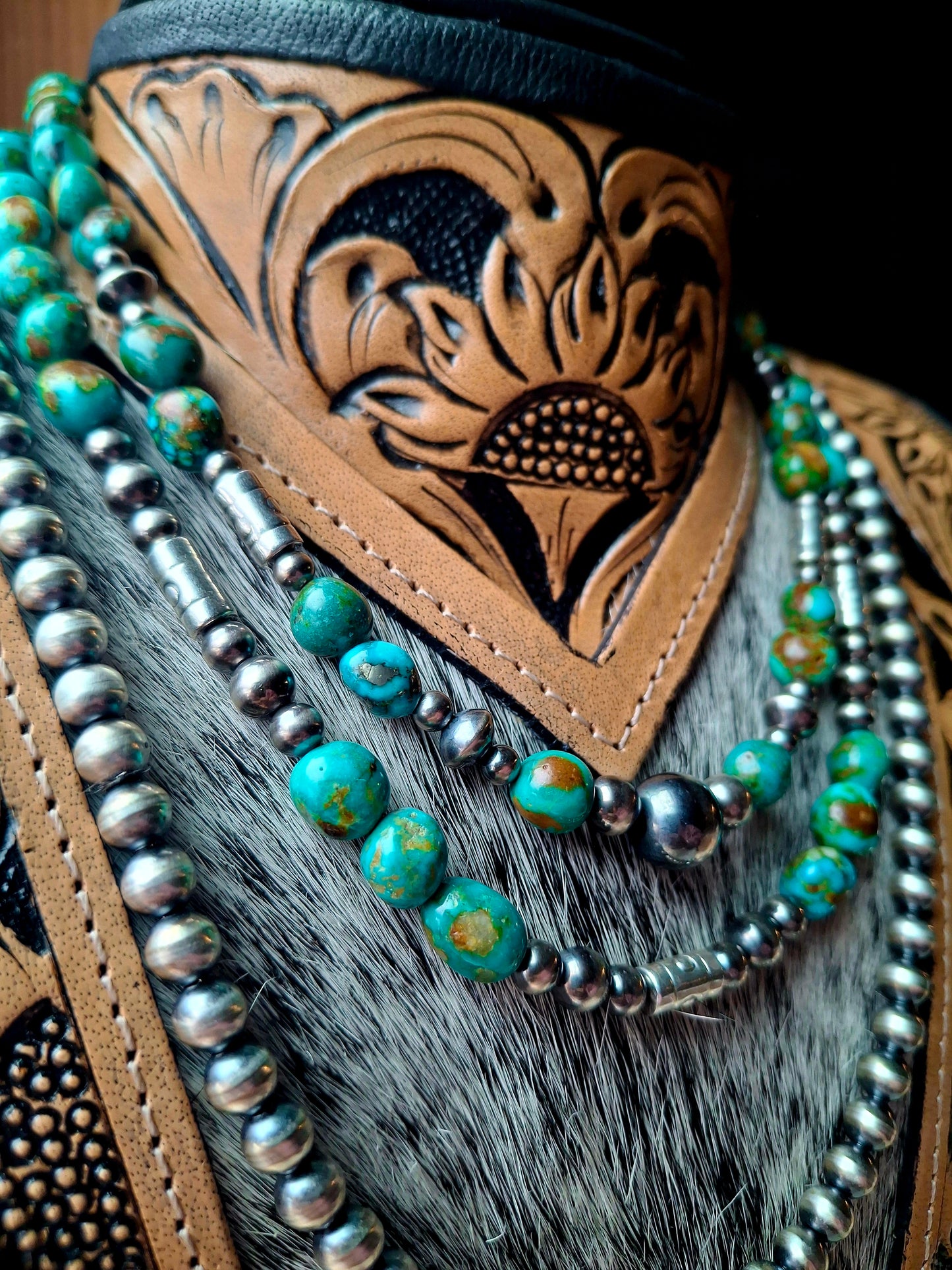 Sonoran Gold Barrel Bead Necklace