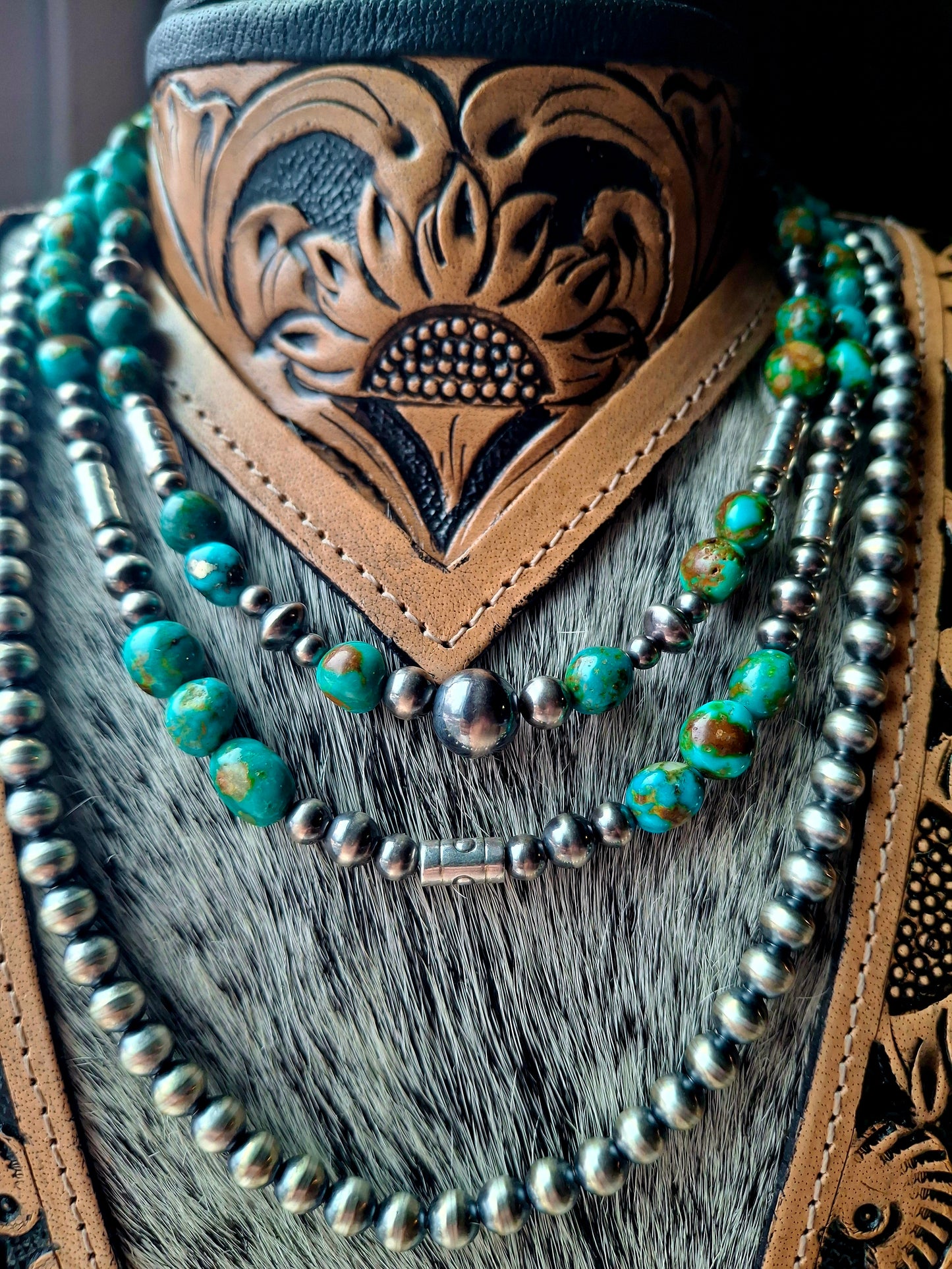 Sonoran Gold Barrel Bead Necklace