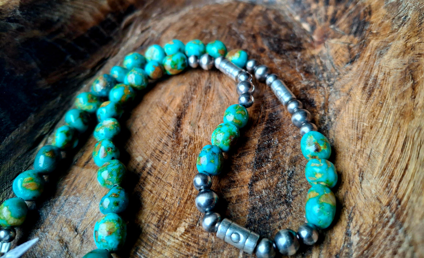 Sonoran Gold Barrel Bead Necklace
