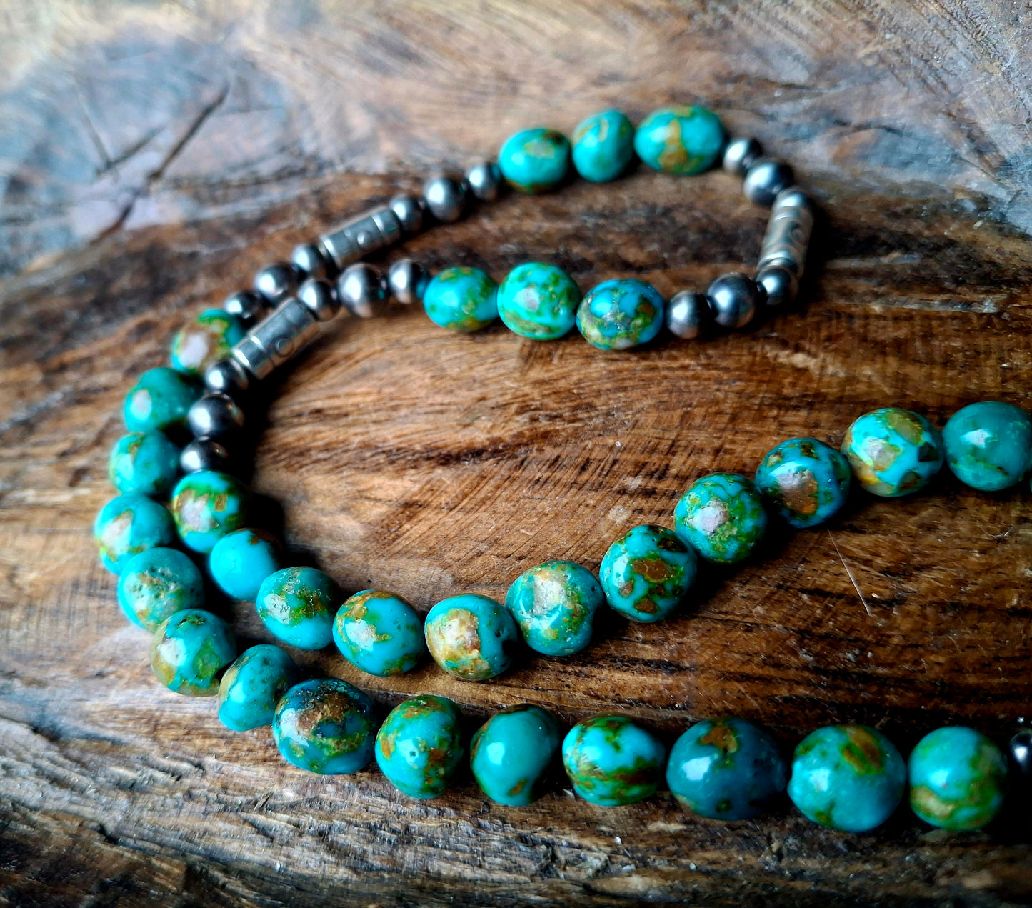 Sonoran Gold Barrel Bead Necklace