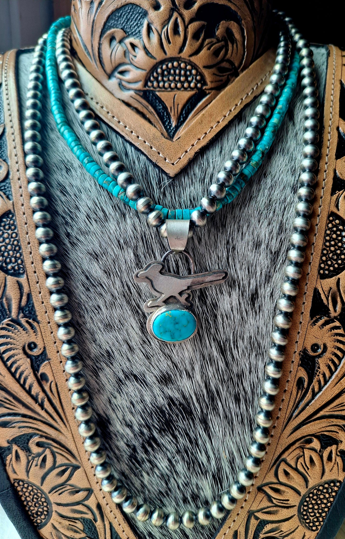 Kingman Roadrunner Pendant