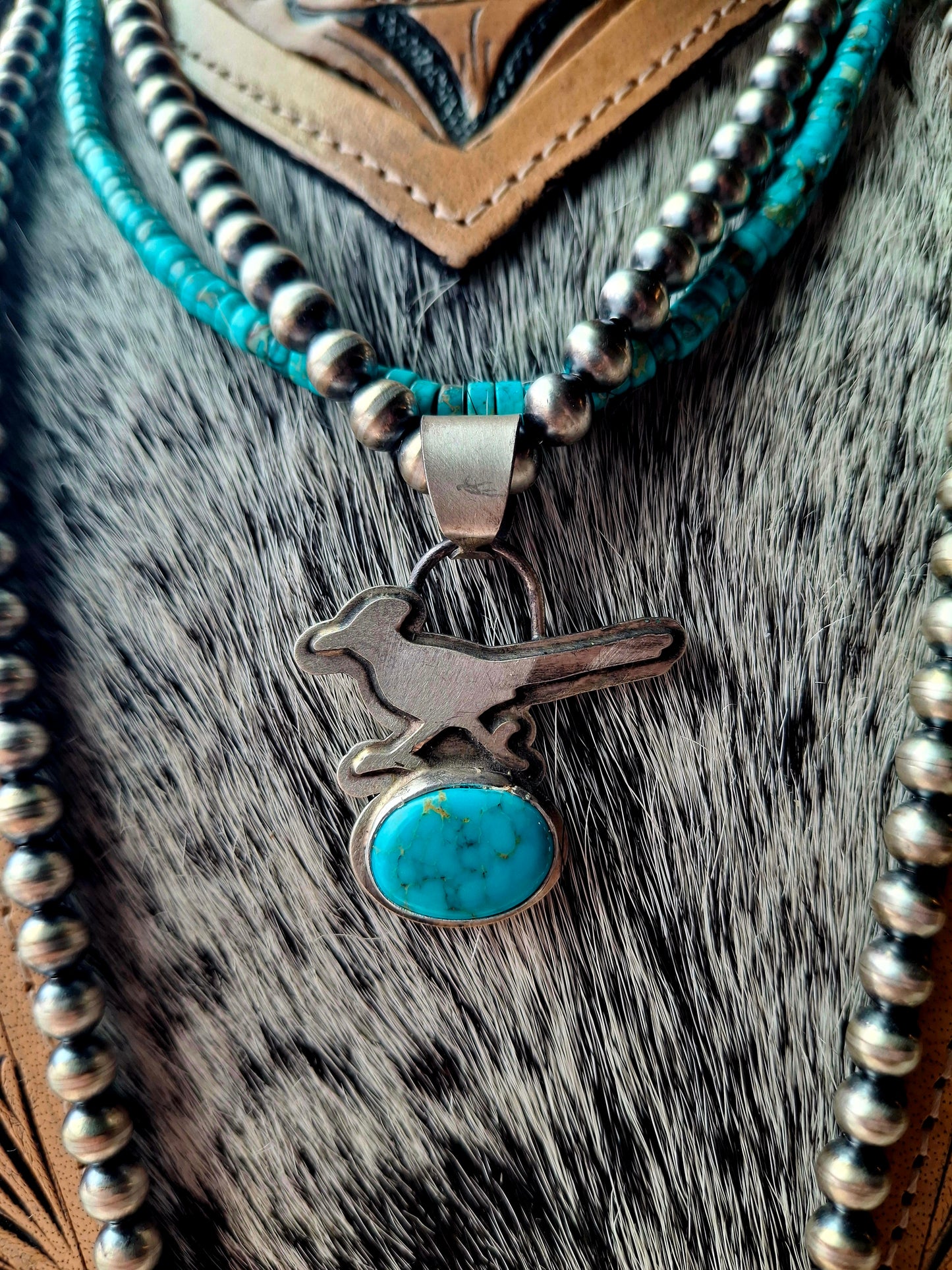 Kingman Roadrunner Pendant
