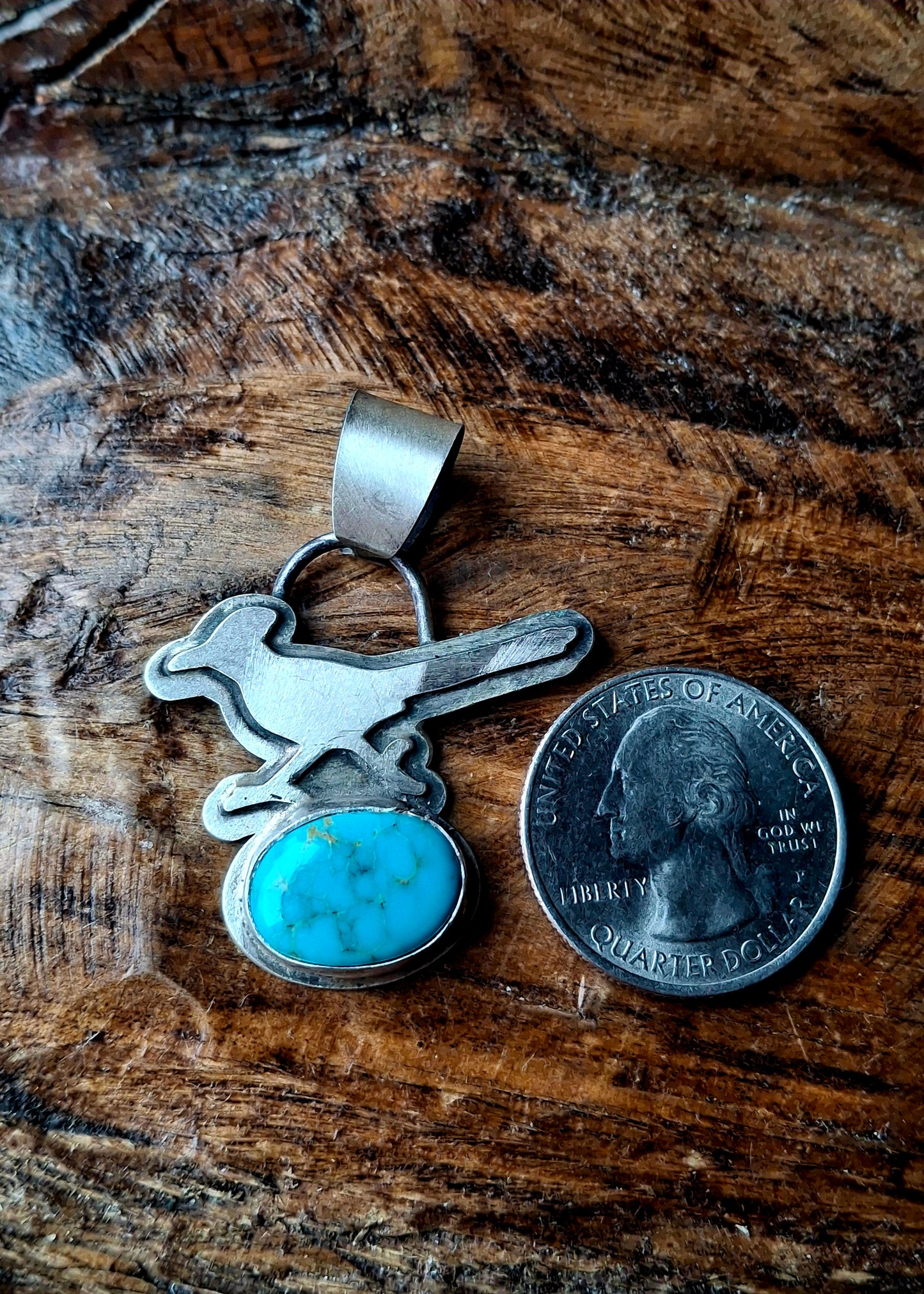 Kingman Roadrunner Pendant