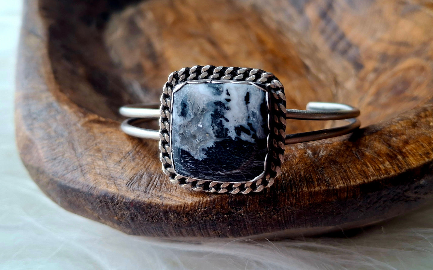 White Buffalo Cuff