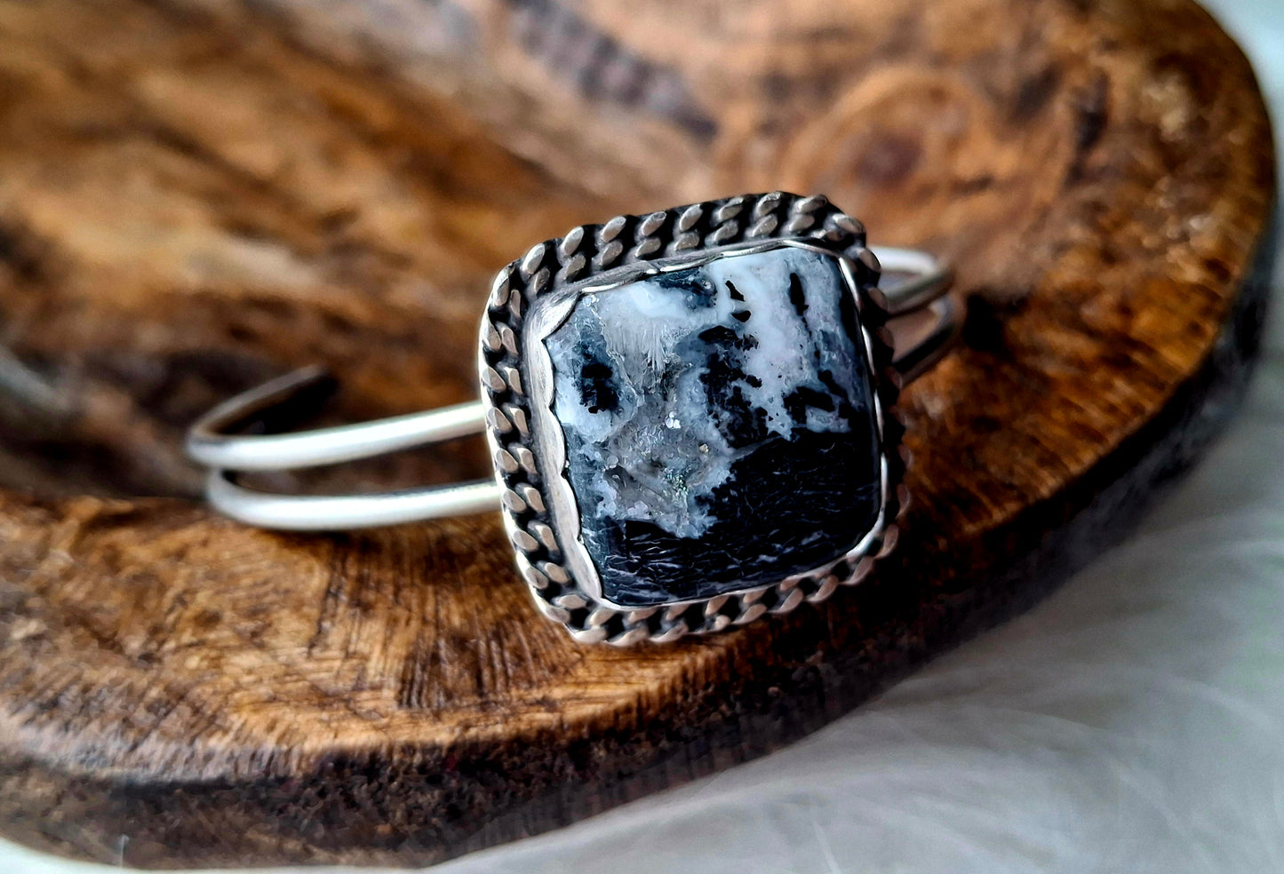 White Buffalo Cuff
