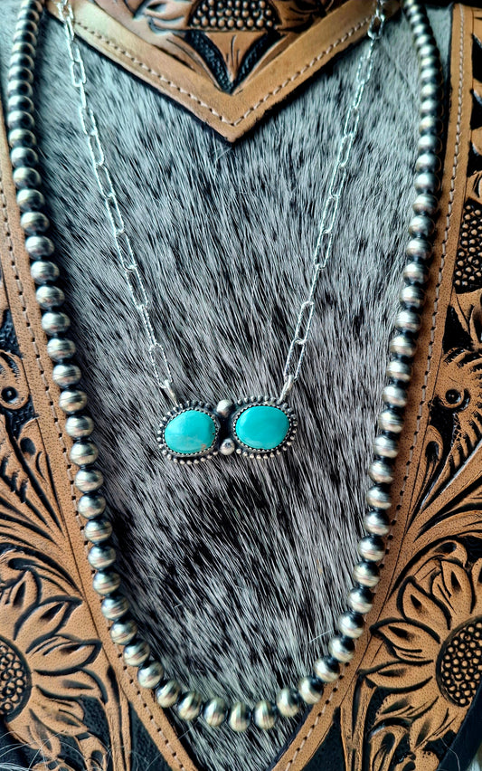 Carrico Lake 2-Stone Necklace