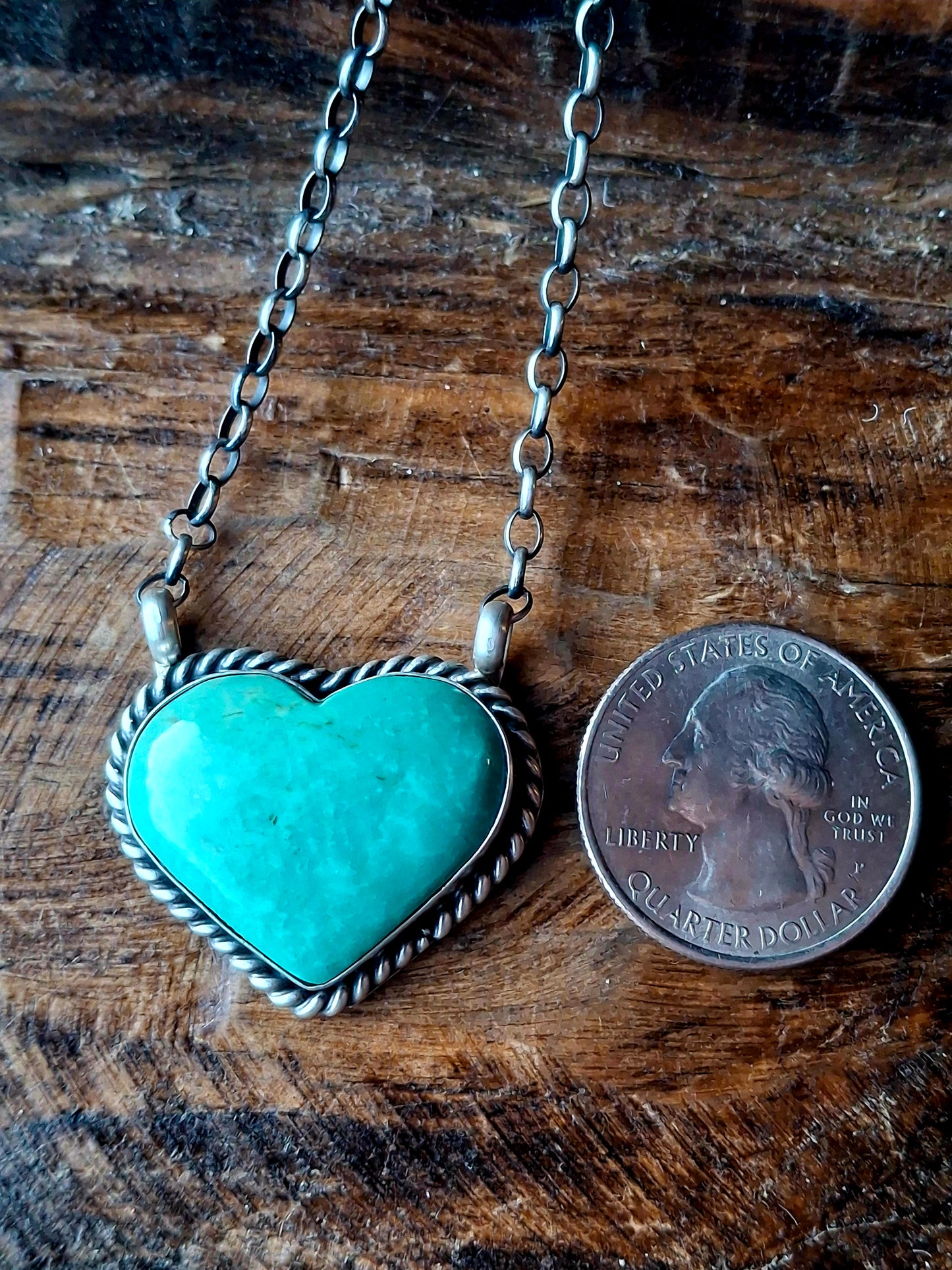 Kingman Heart Necklace