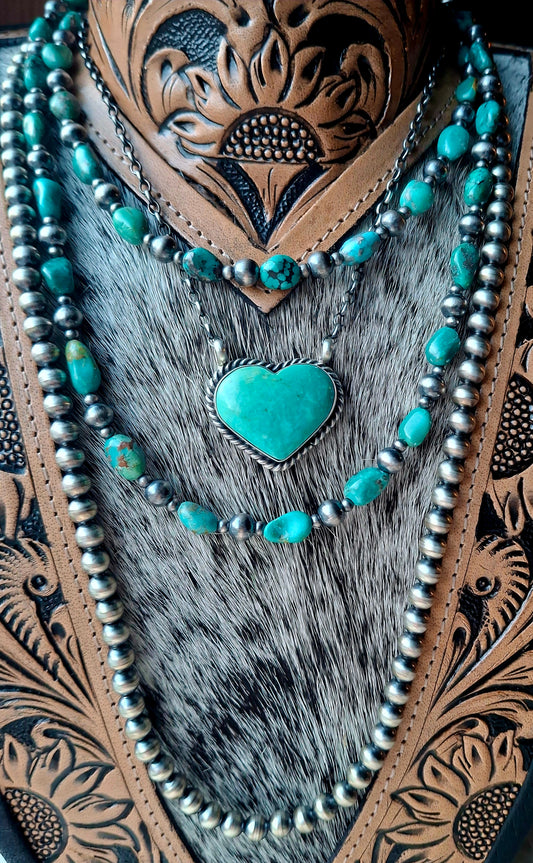 Kingman Heart Necklace