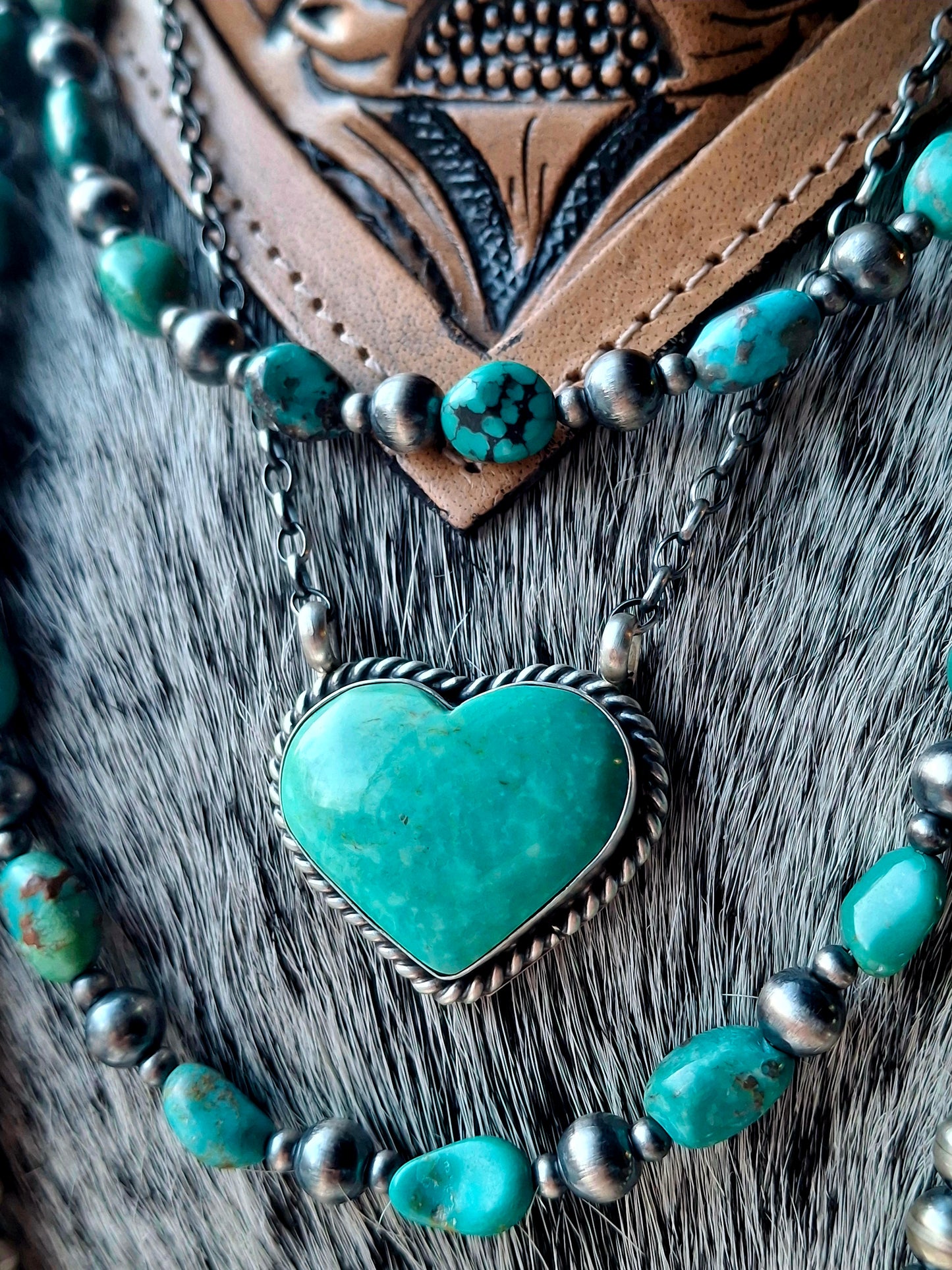 Kingman Heart Necklace