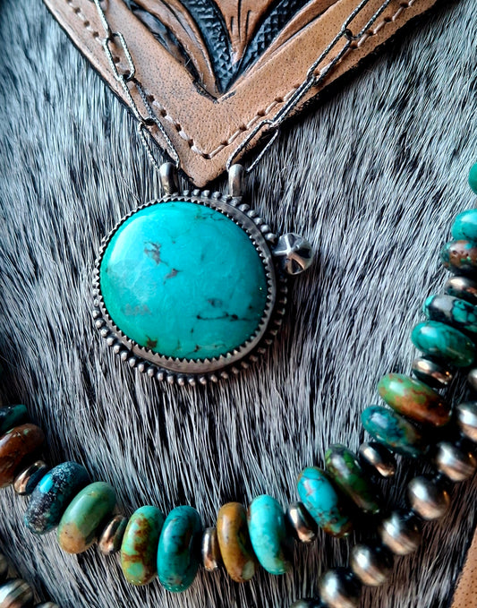 Bamboo Turquoise Necklace