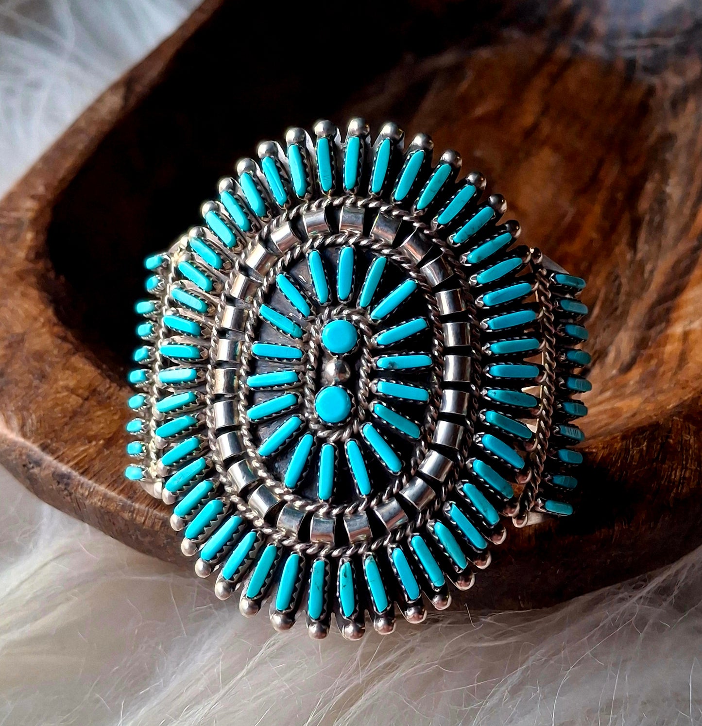 Kingman Needlepoint Cuff