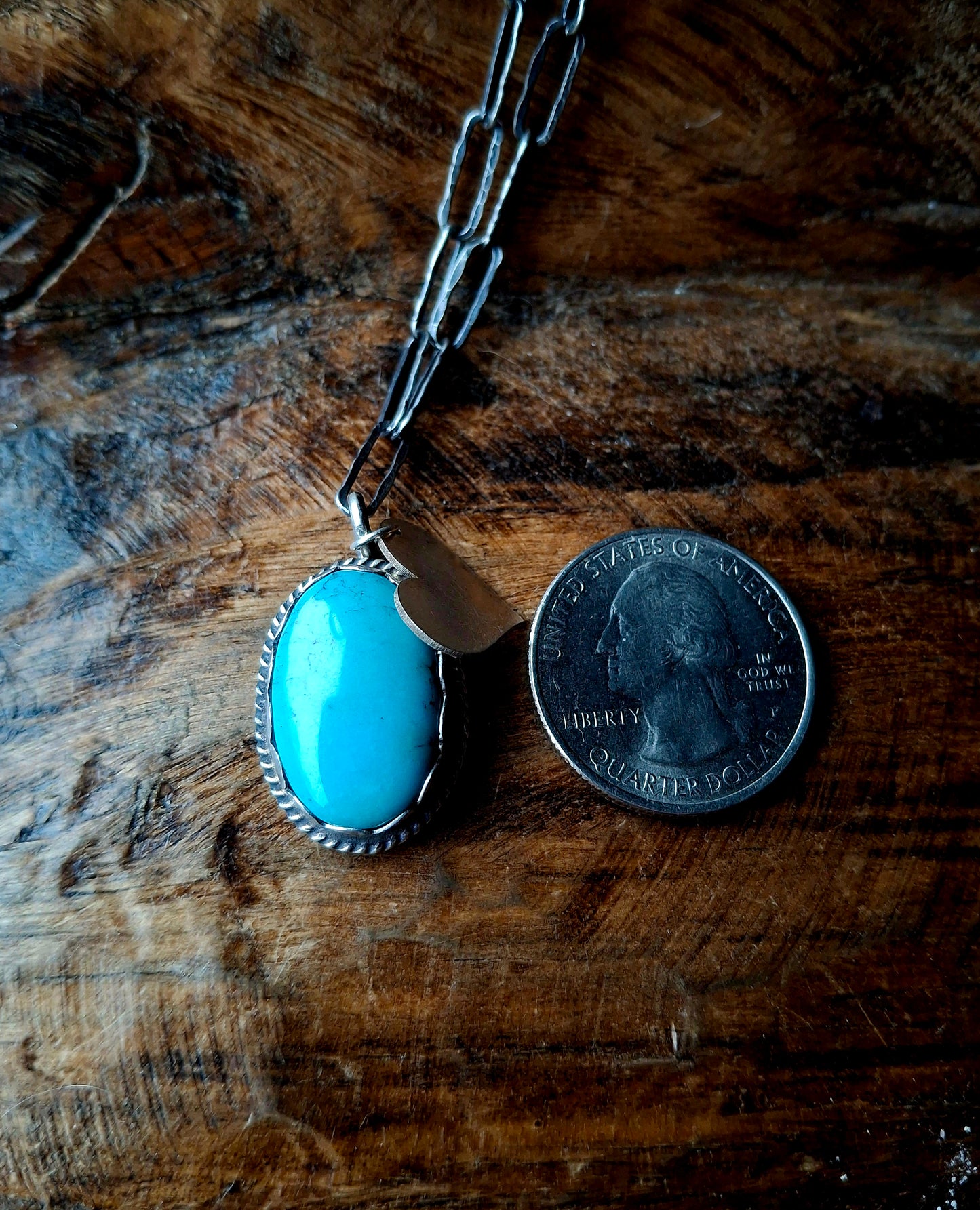 Kingman Necklace w/ Heart Charm