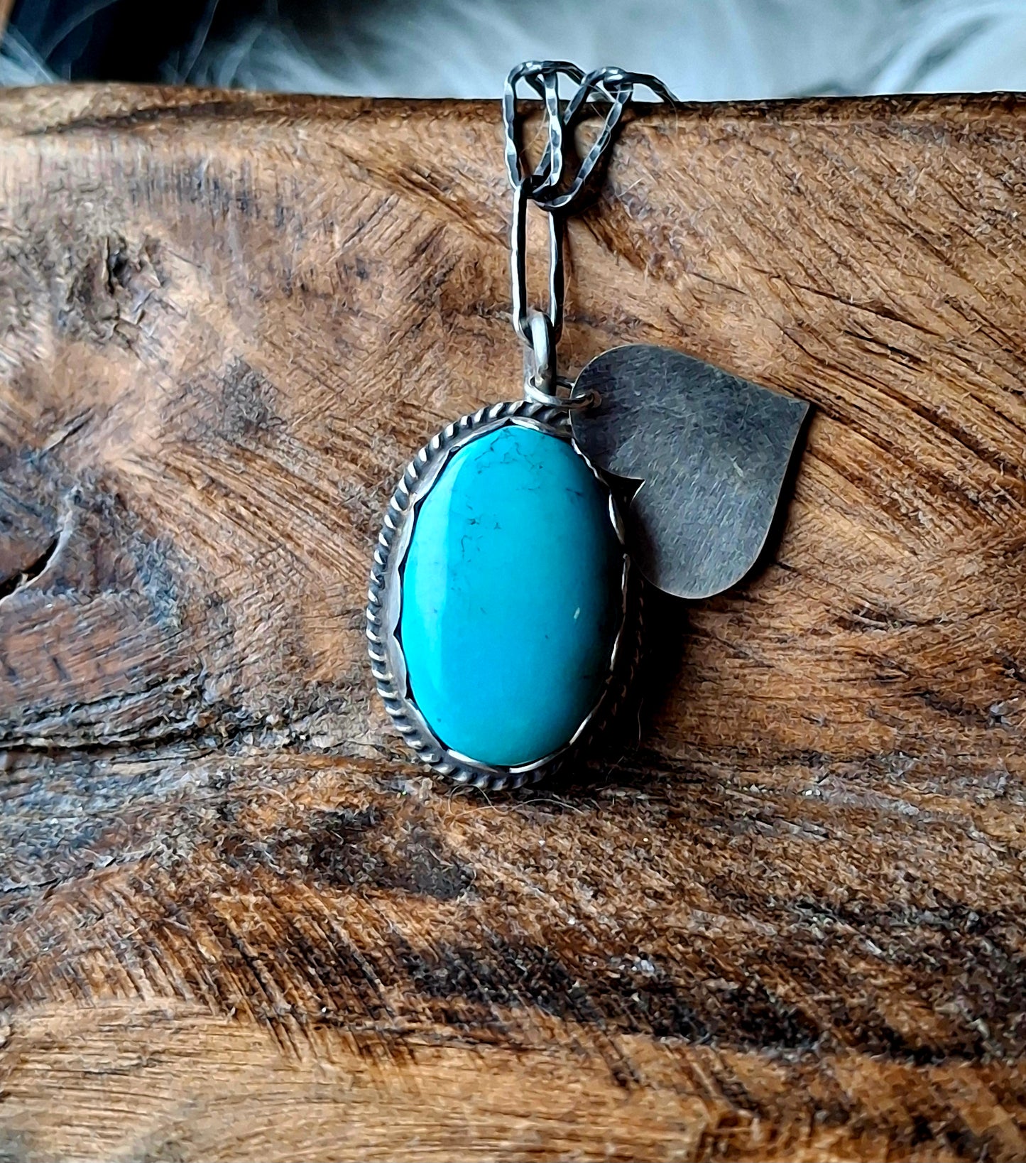 Kingman Necklace w/ Heart Charm