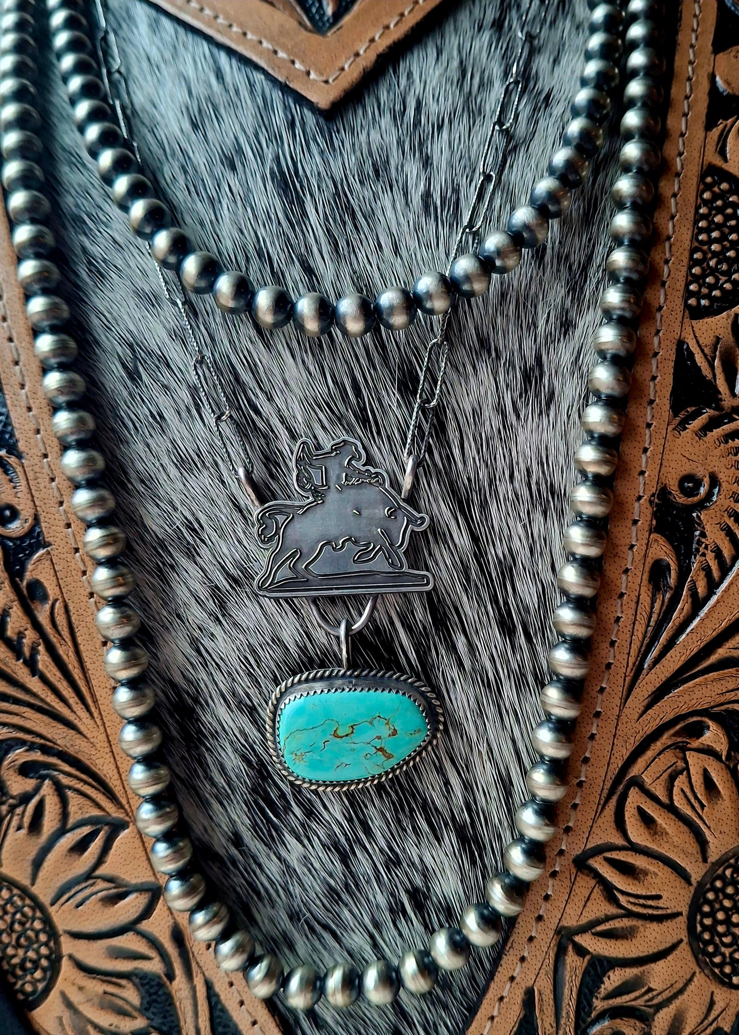 Chilean Bull Rider Necklace