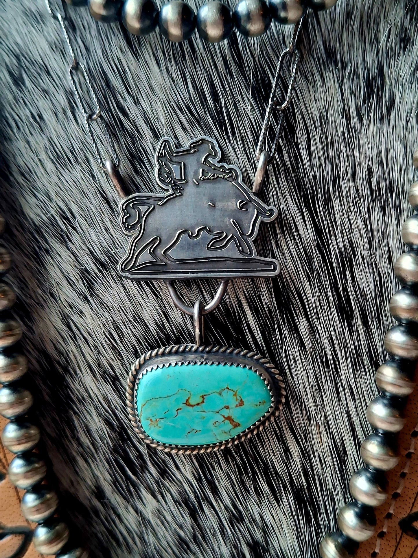 Chilean Bull Rider Necklace