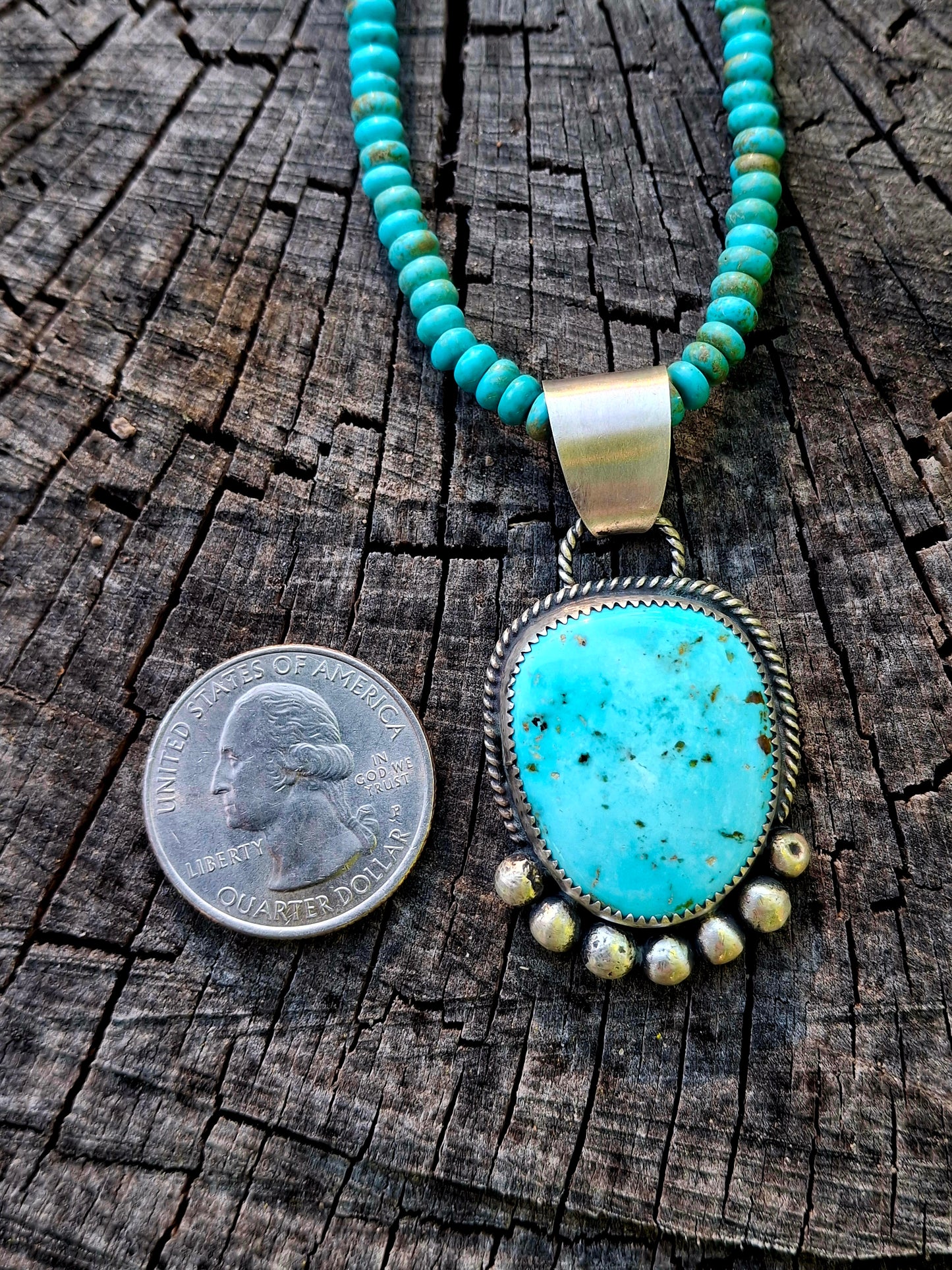 Blue Ridge on Lone Mountain Necklace