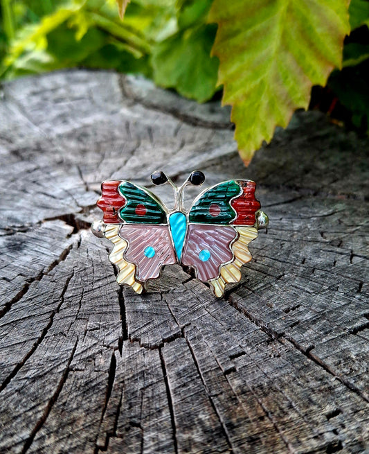 Multi-Stone Butterfly Ring