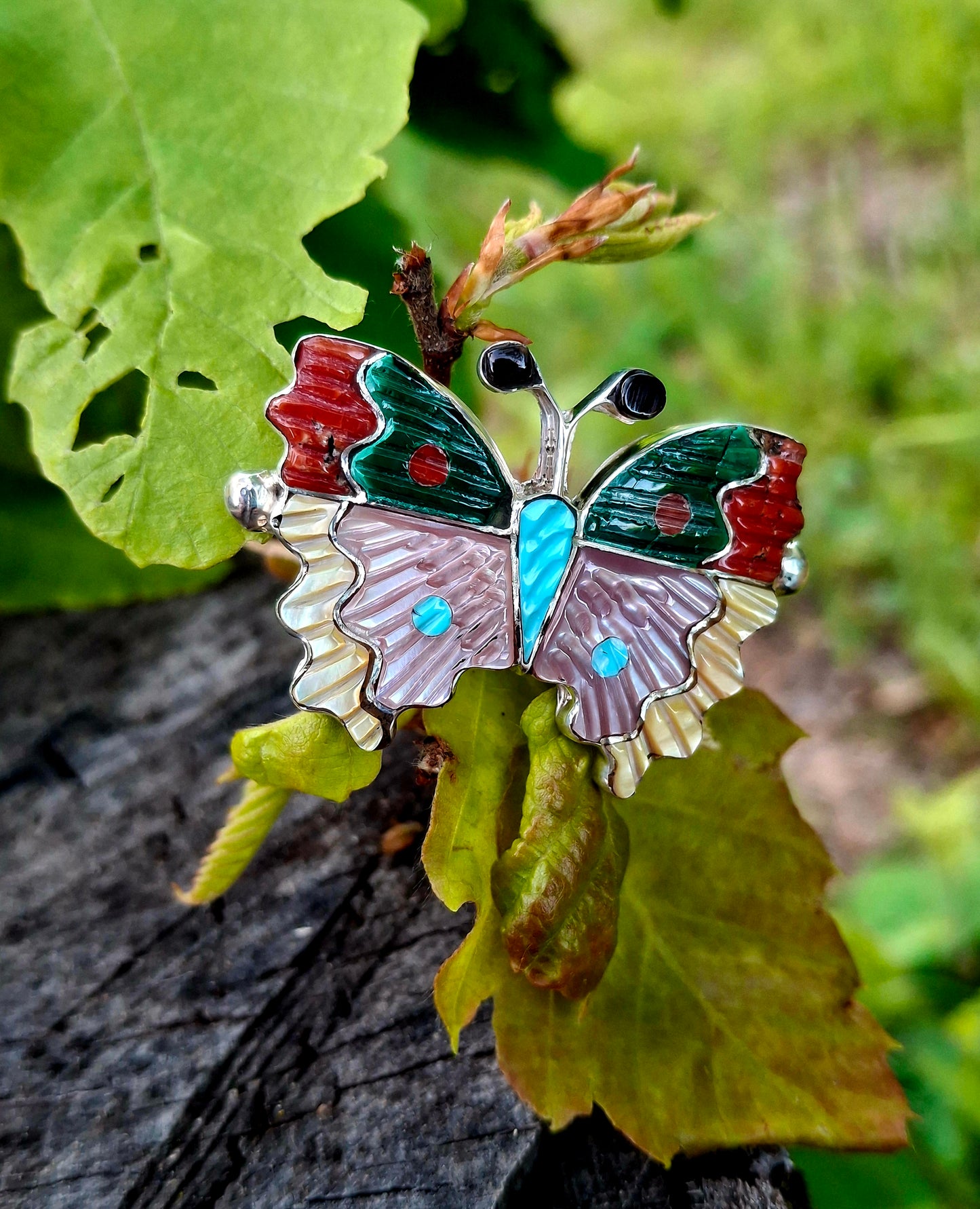 Multi-Stone Butterfly Ring