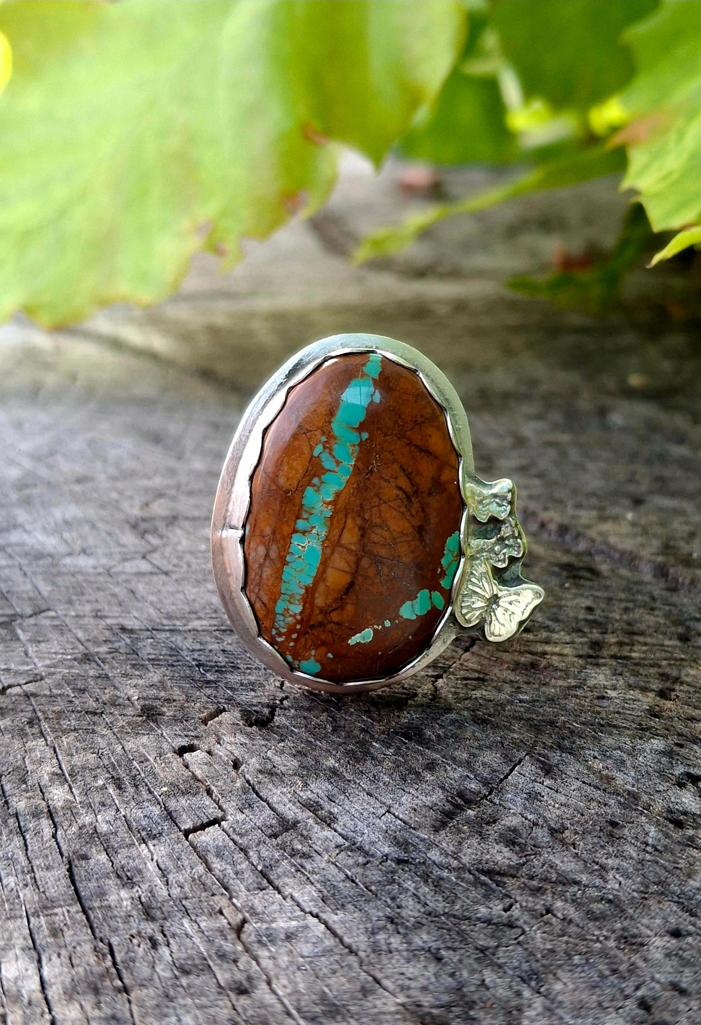 Mine 8 Butterfly Adjustable Ring