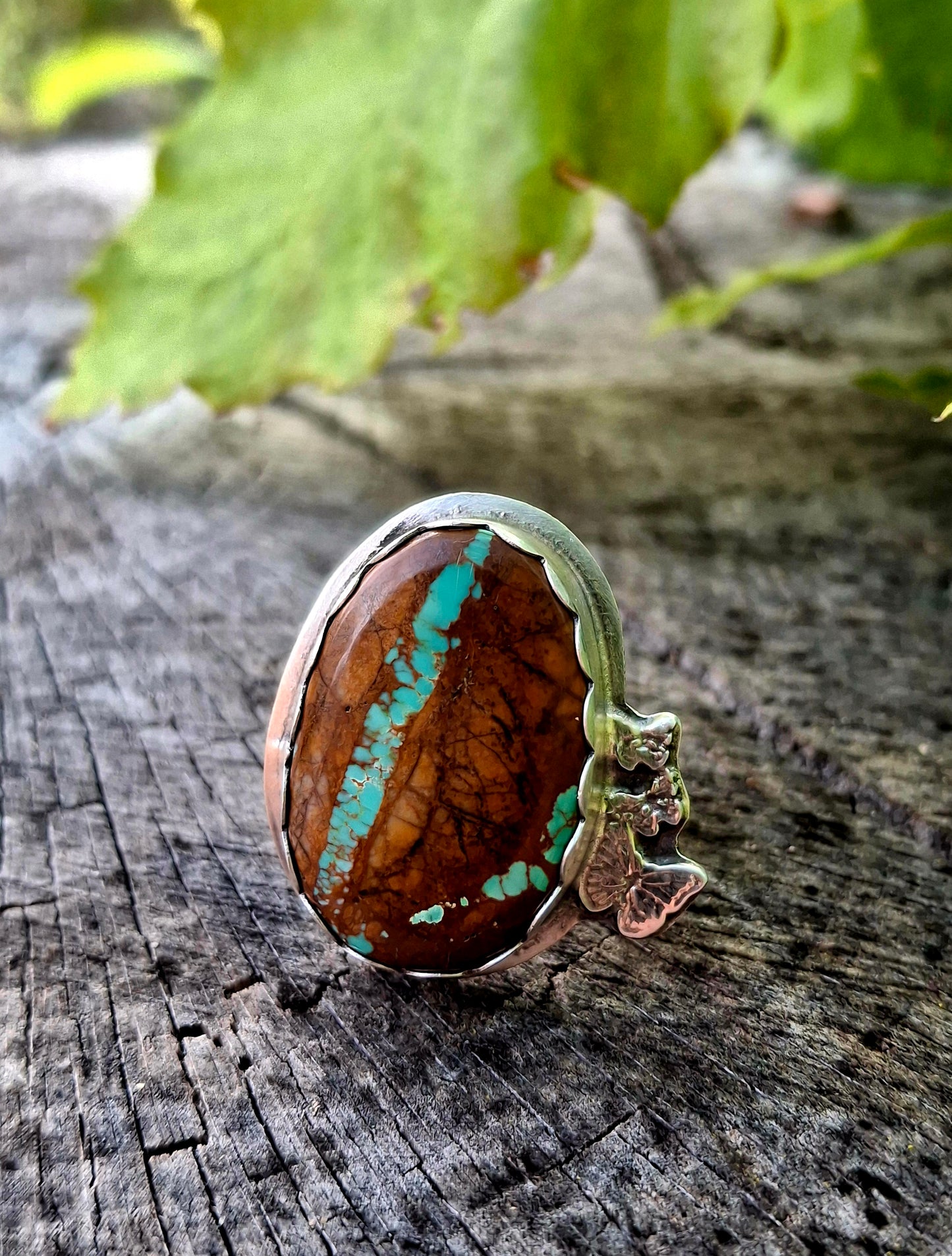 Mine 8 Butterfly Adjustable Ring